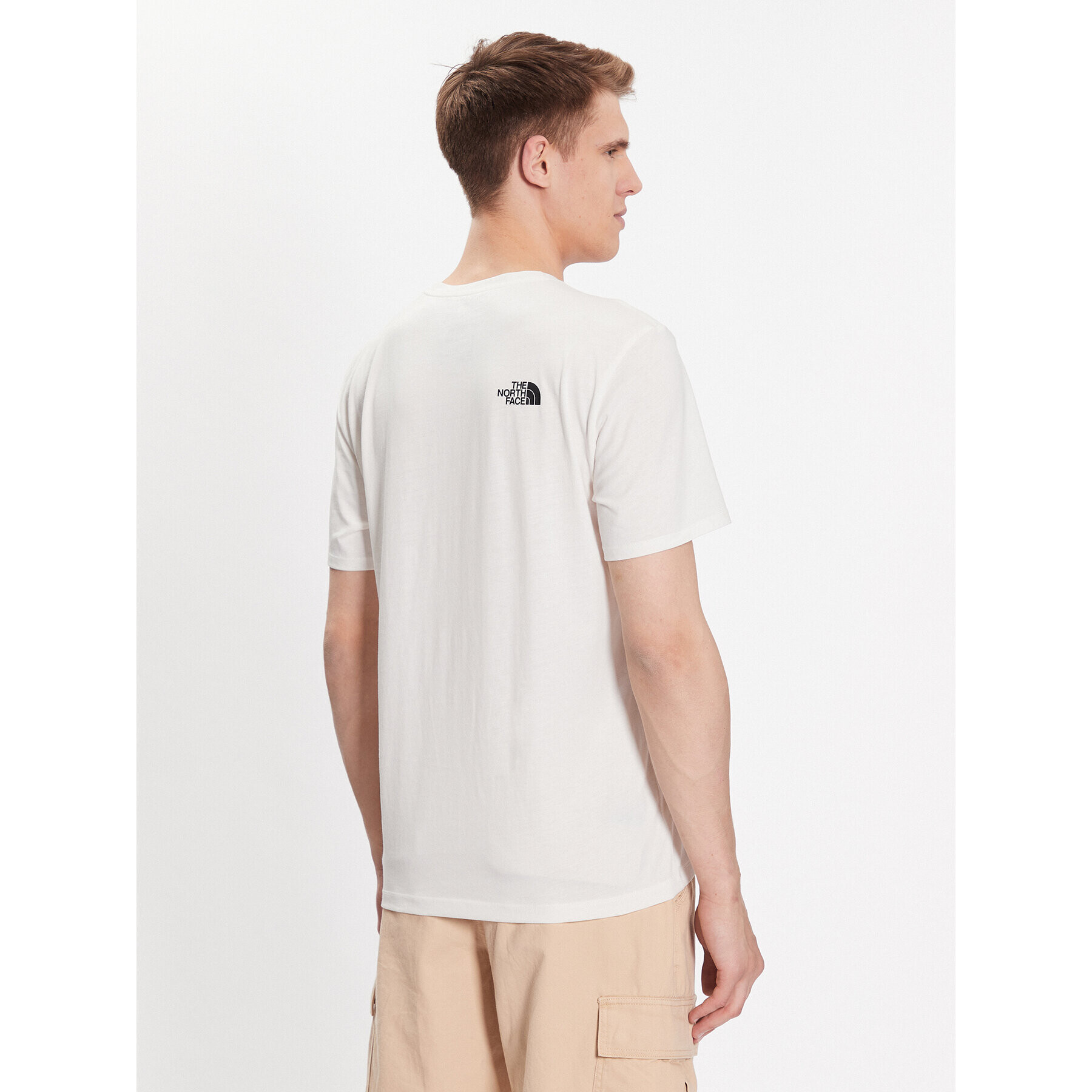 The North Face T-Shirt Foundation Graphic NF0A55EF Écru Regular Fit - Pepit.cz