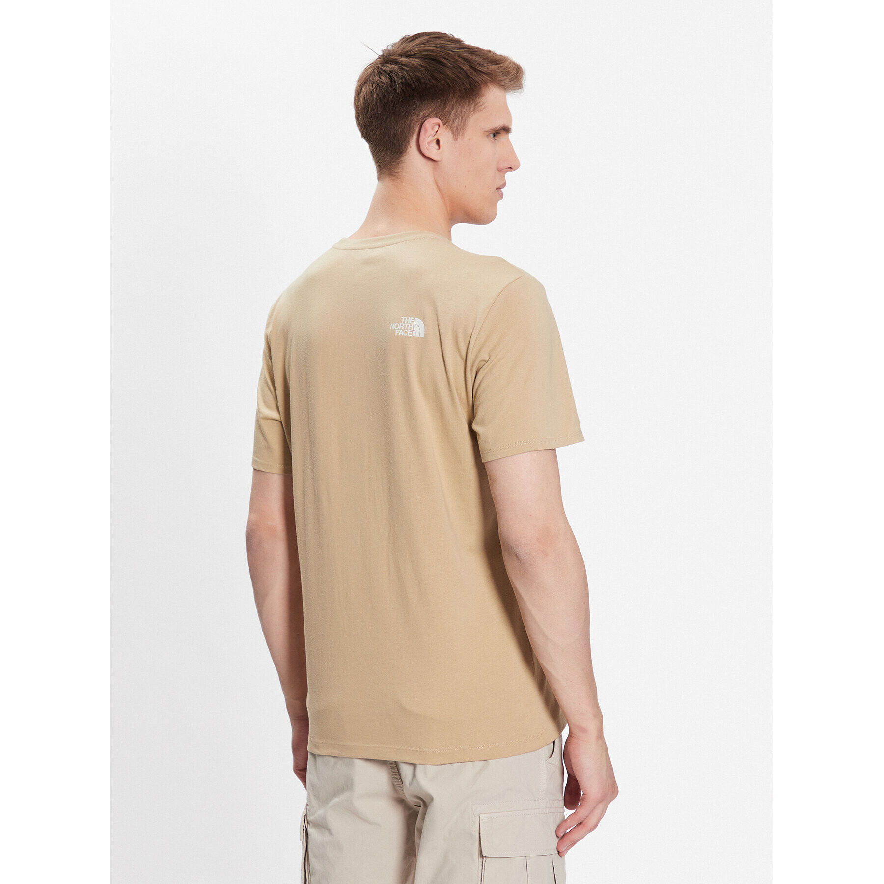 The North Face T-Shirt Foundation Graphic NF0A55EF Khaki Regular Fit - Pepit.cz