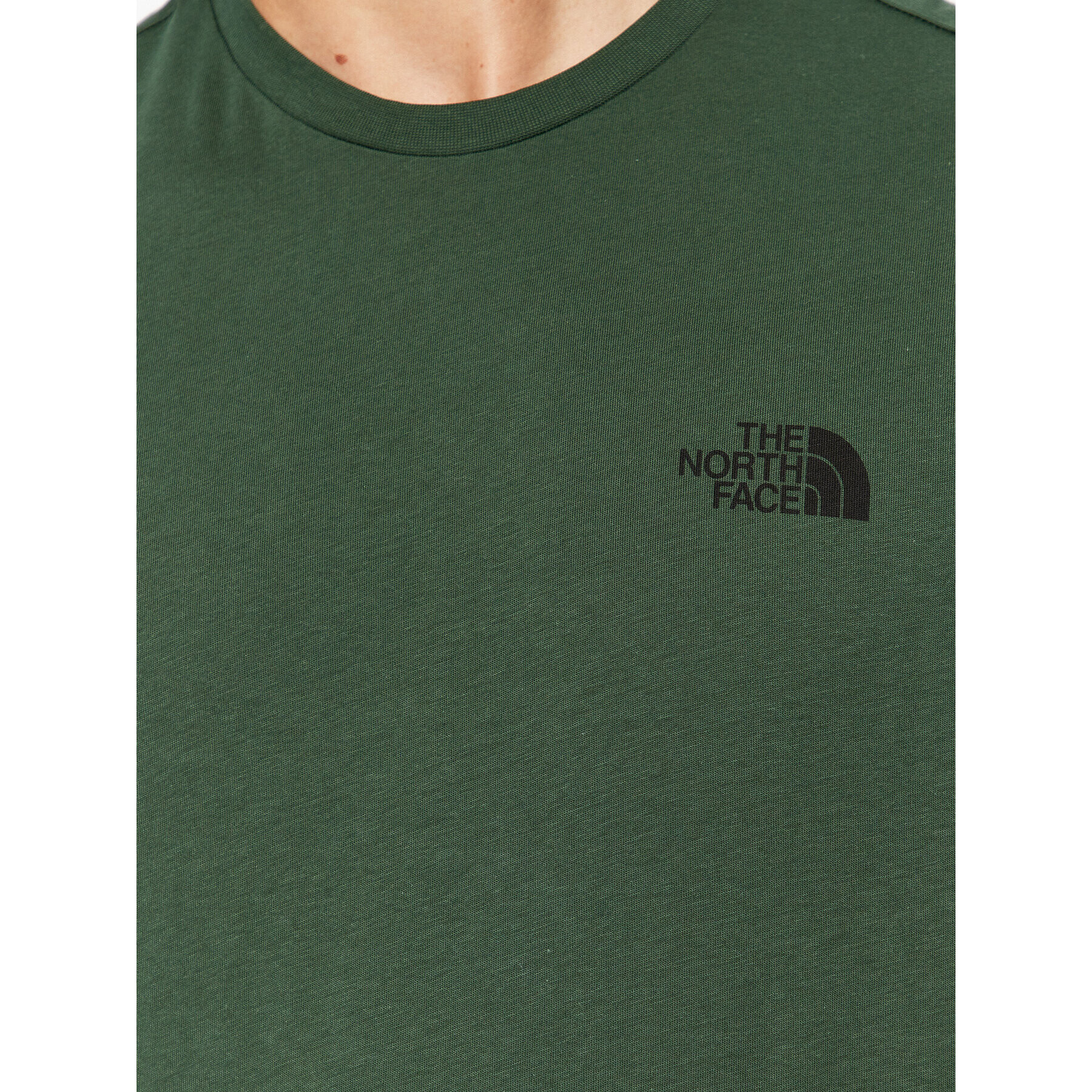 The North Face T-Shirt M S/S Simple Dome Tee - EuNF0A2TX5I0P1 Zelená Regular Fit - Pepit.cz