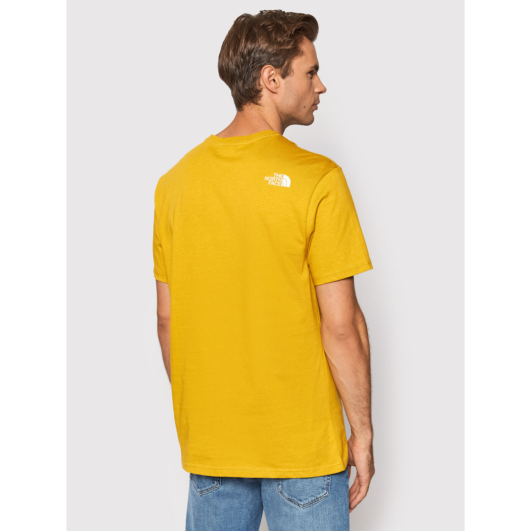 The North Face T-Shirt Mount Line NF00A3G2 Žlutá Regular Fit - Pepit.cz