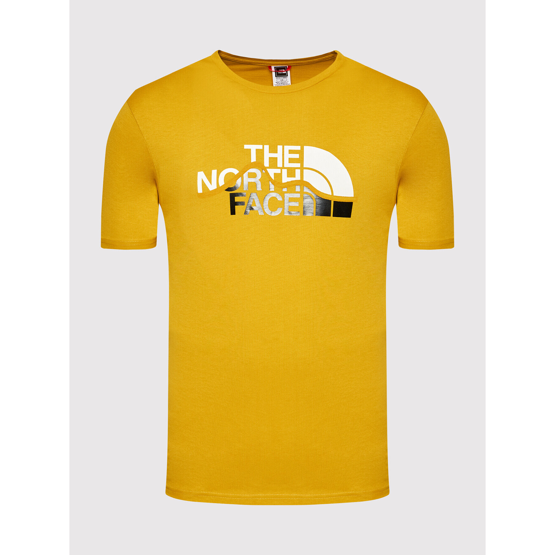 The North Face T-Shirt Mount Line NF00A3G2 Žlutá Regular Fit - Pepit.cz