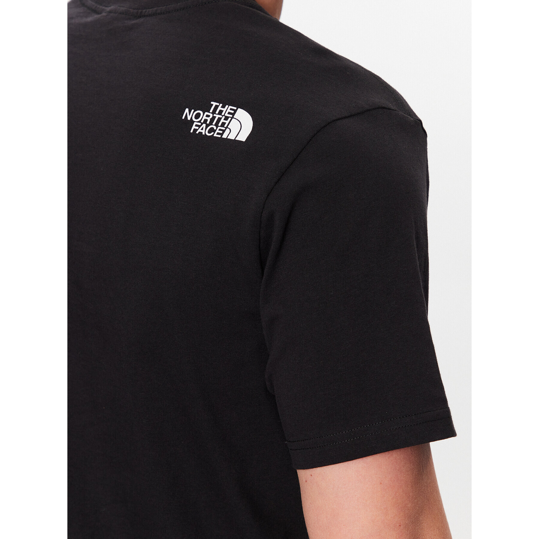 The North Face T-Shirt Mountain Line NF0A7X1N Černá Regular Fit - Pepit.cz