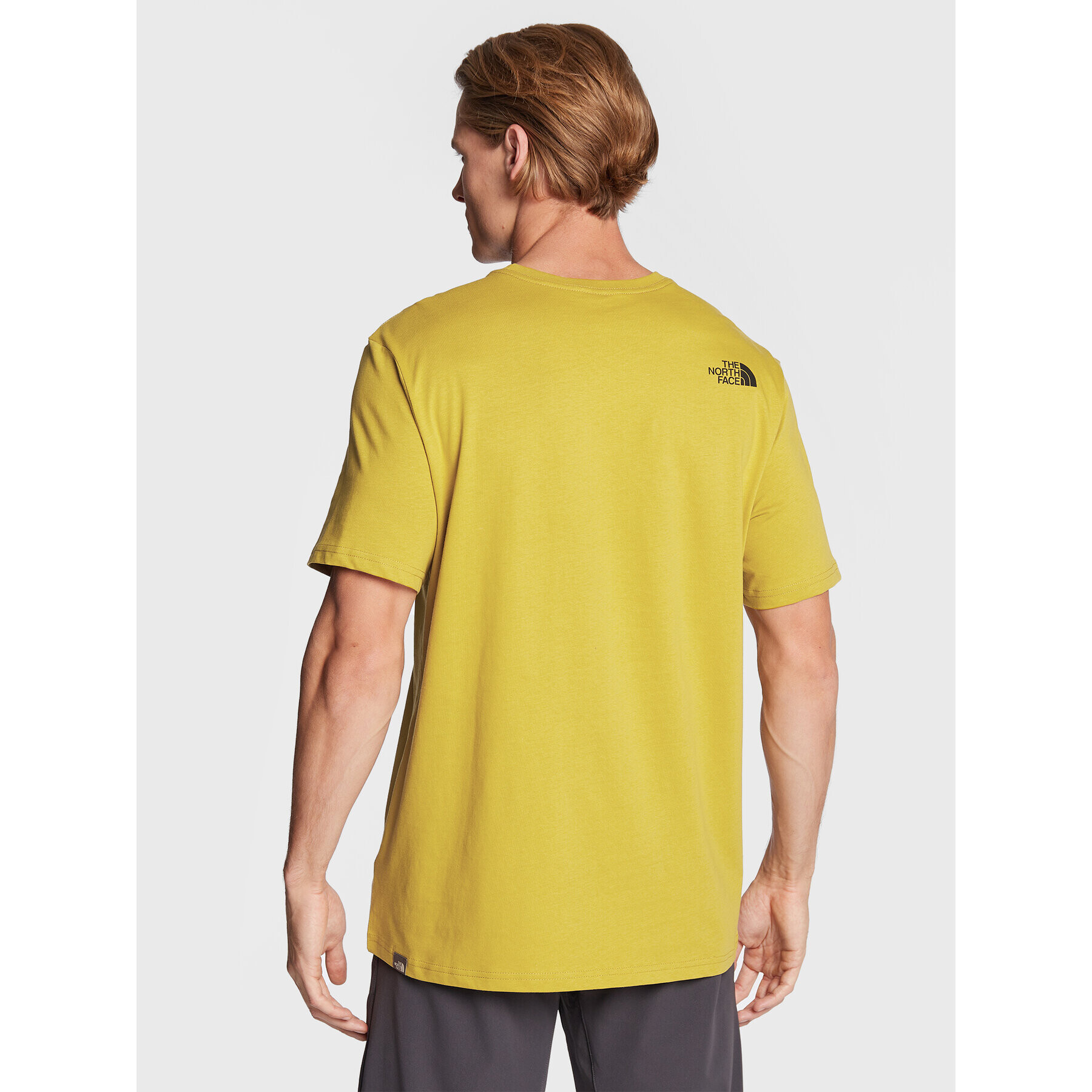 The North Face T-Shirt Mountain Line NF0A7X1N Žlutá Regular Fit - Pepit.cz