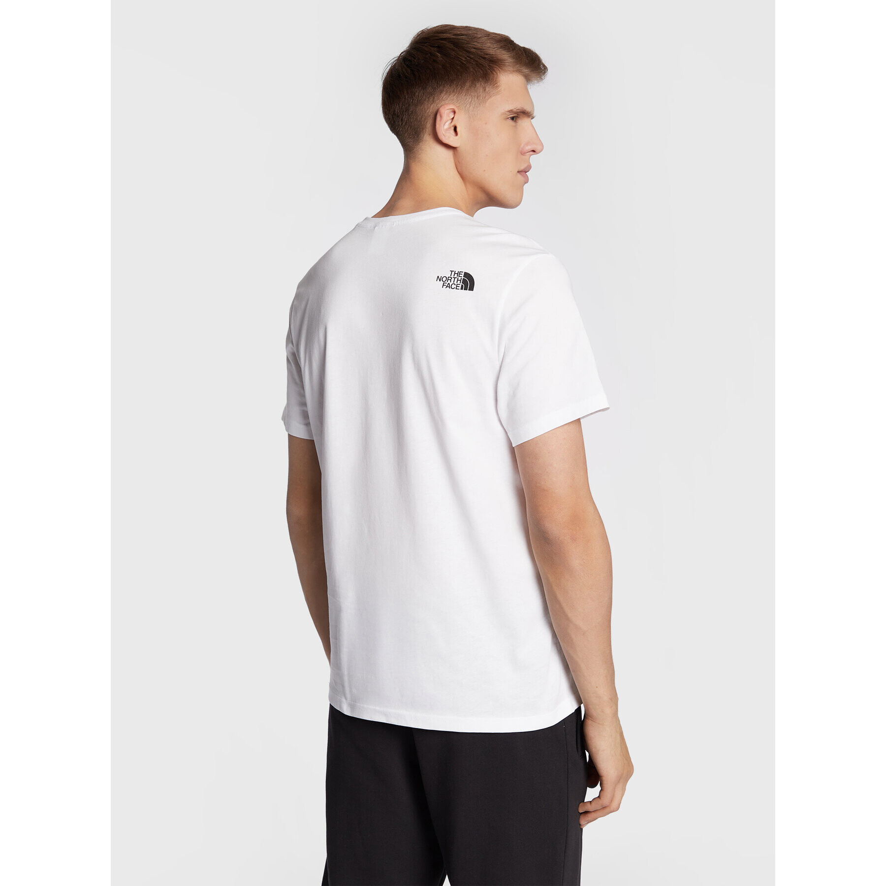 The North Face T-Shirt Mountein Line NF0A7X1N Bílá Regular Fit - Pepit.cz