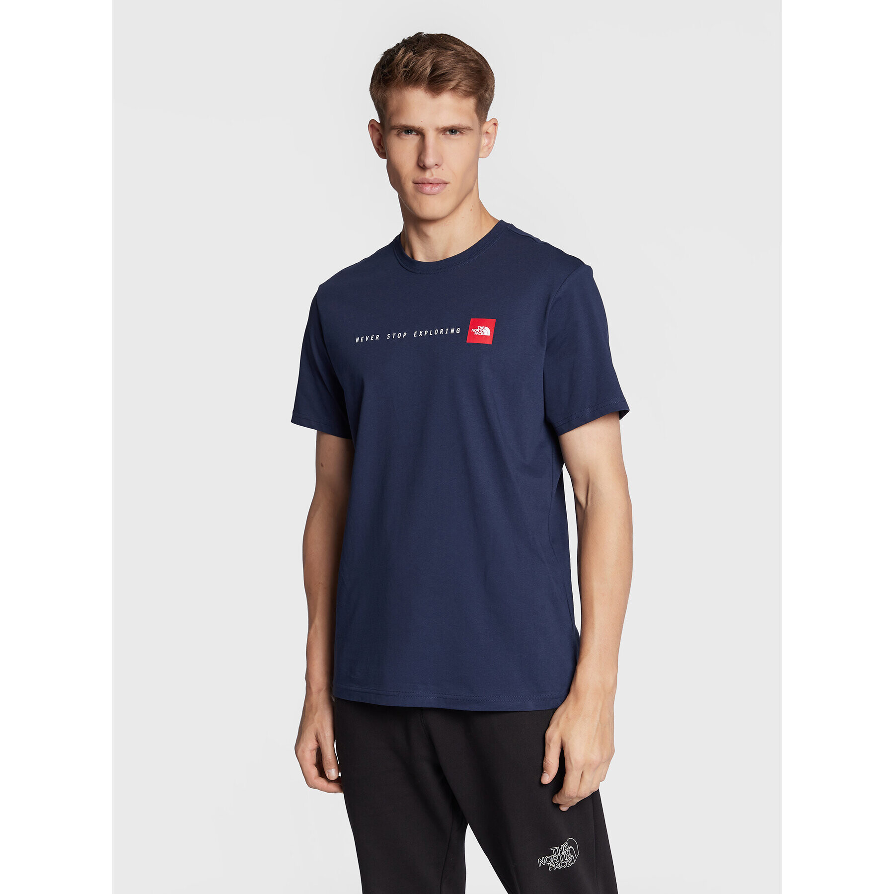 The North Face T-Shirt Never Stop Exploring NF0A7X1M Tmavomodrá Regular Fit - Pepit.cz