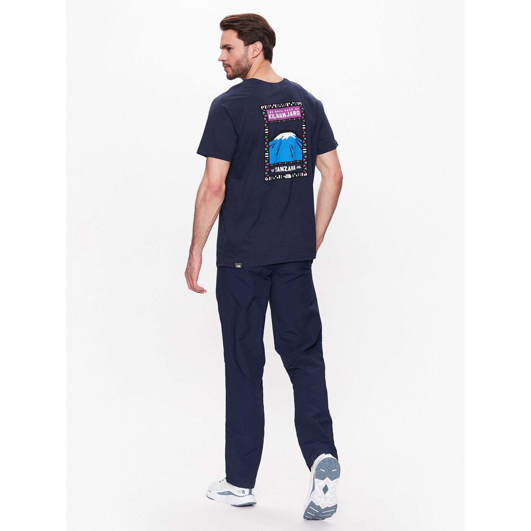 The North Face T-Shirt NF00CEQ8 Tmavomodrá Regular Fit - Pepit.cz