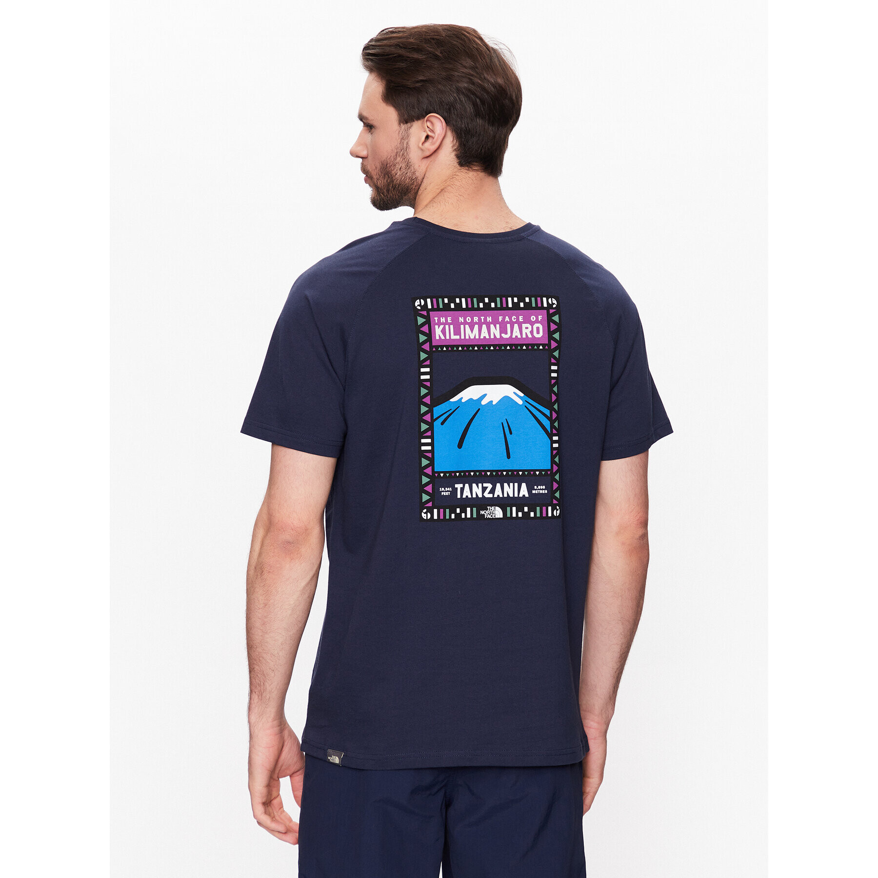 The North Face T-Shirt NF00CEQ8 Tmavomodrá Regular Fit - Pepit.cz