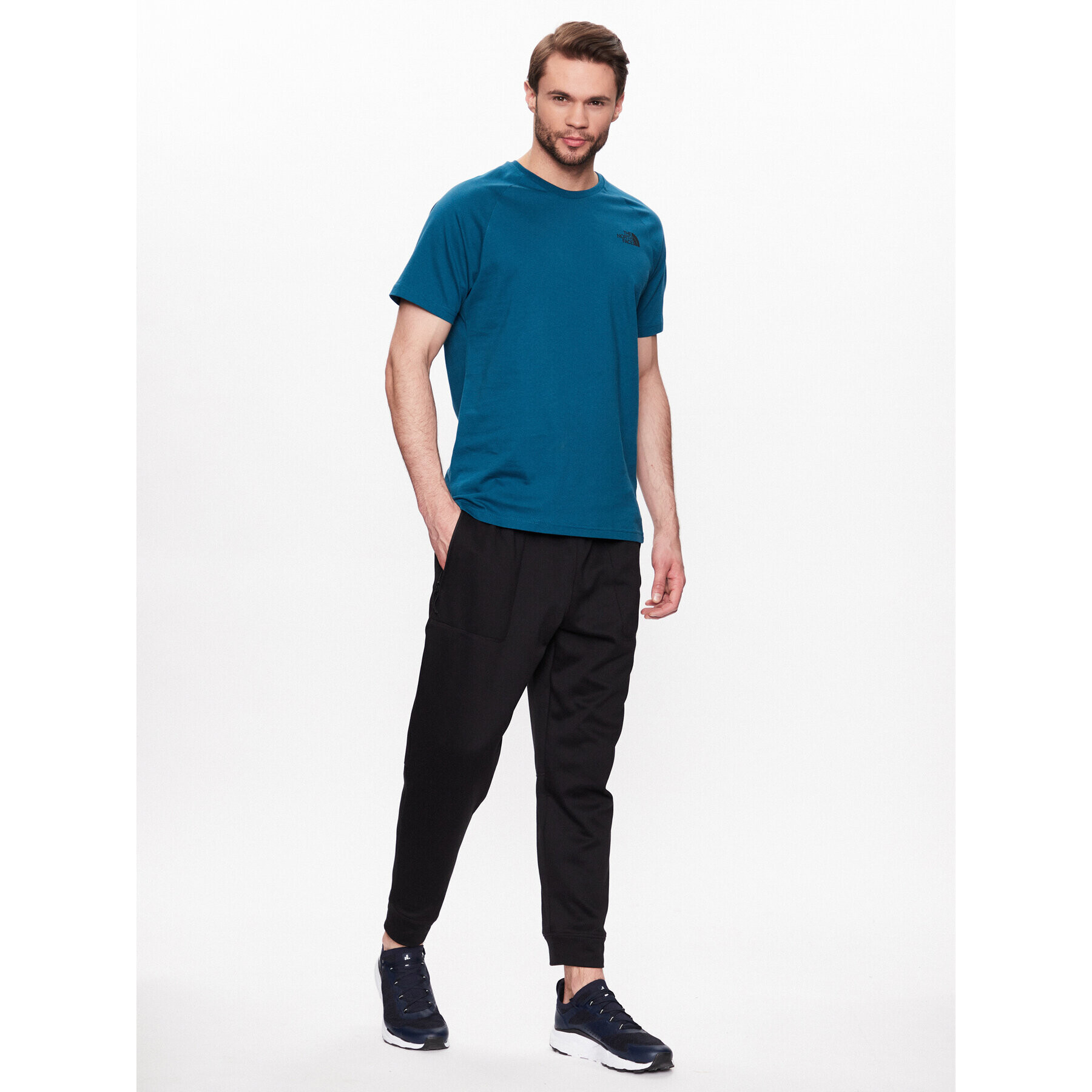 The North Face T-Shirt NF00CEQ8 Zelená Regular Fit - Pepit.cz