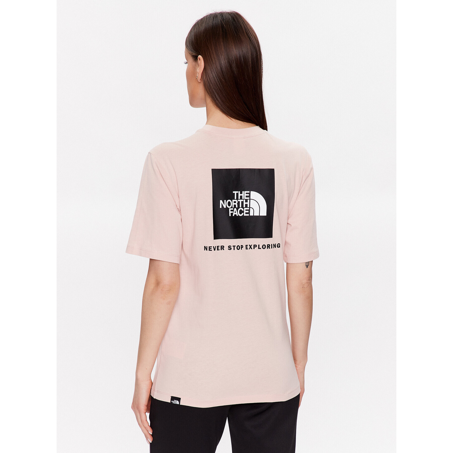 The North Face T-Shirt NF0A4M5Q Růžová Relaxed Fit - Pepit.cz