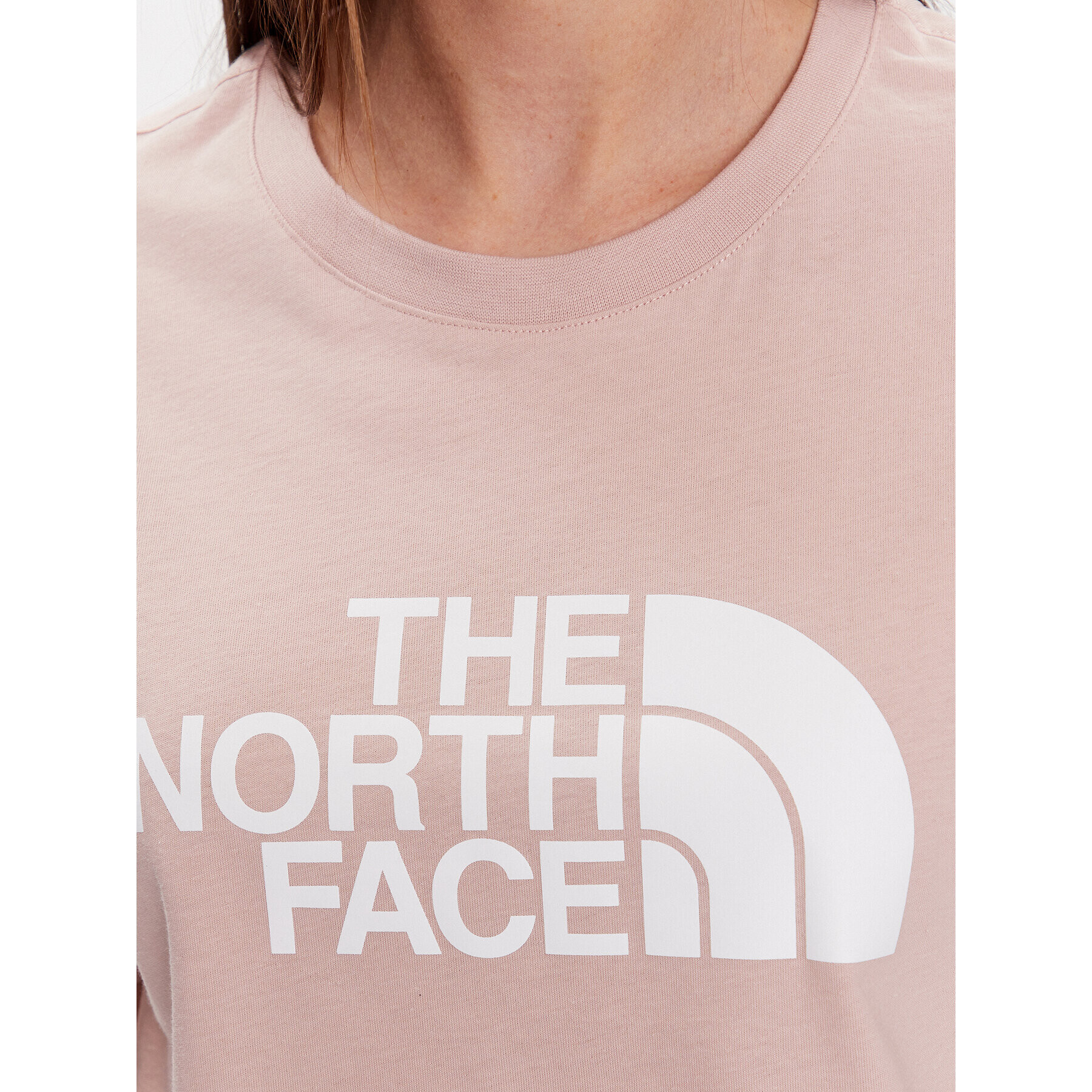 The North Face T-Shirt NF0A4T1R Růžová Cropped Fit - Pepit.cz