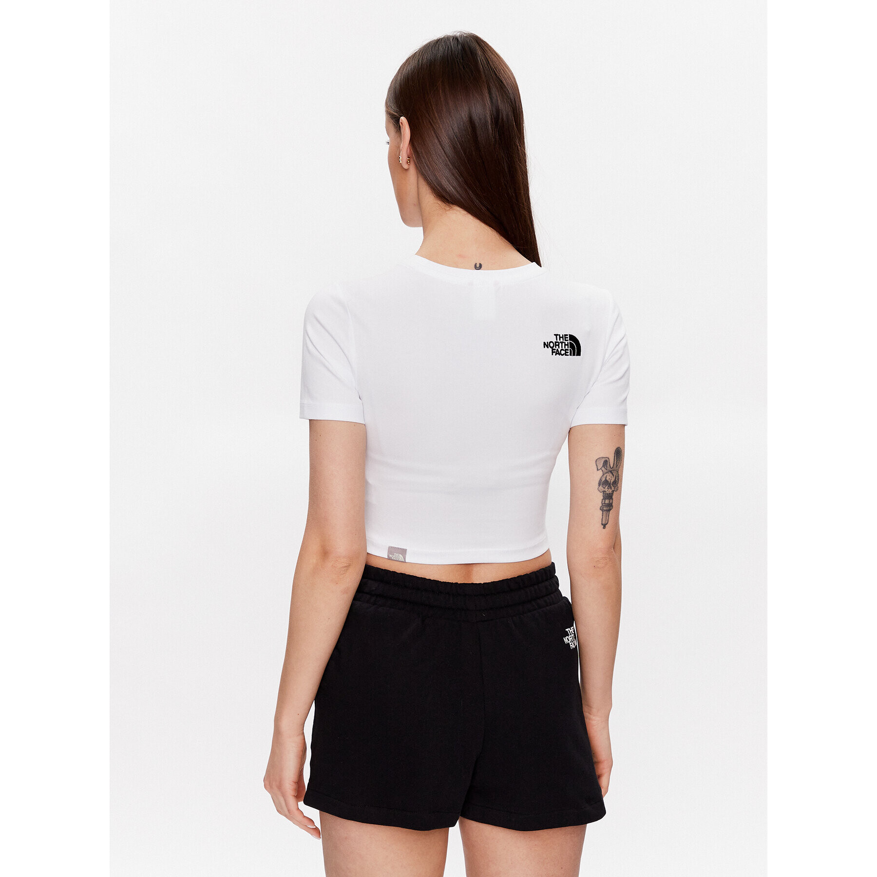 The North Face T-Shirt NF0A55AO Bílá Cropped Fit - Pepit.cz