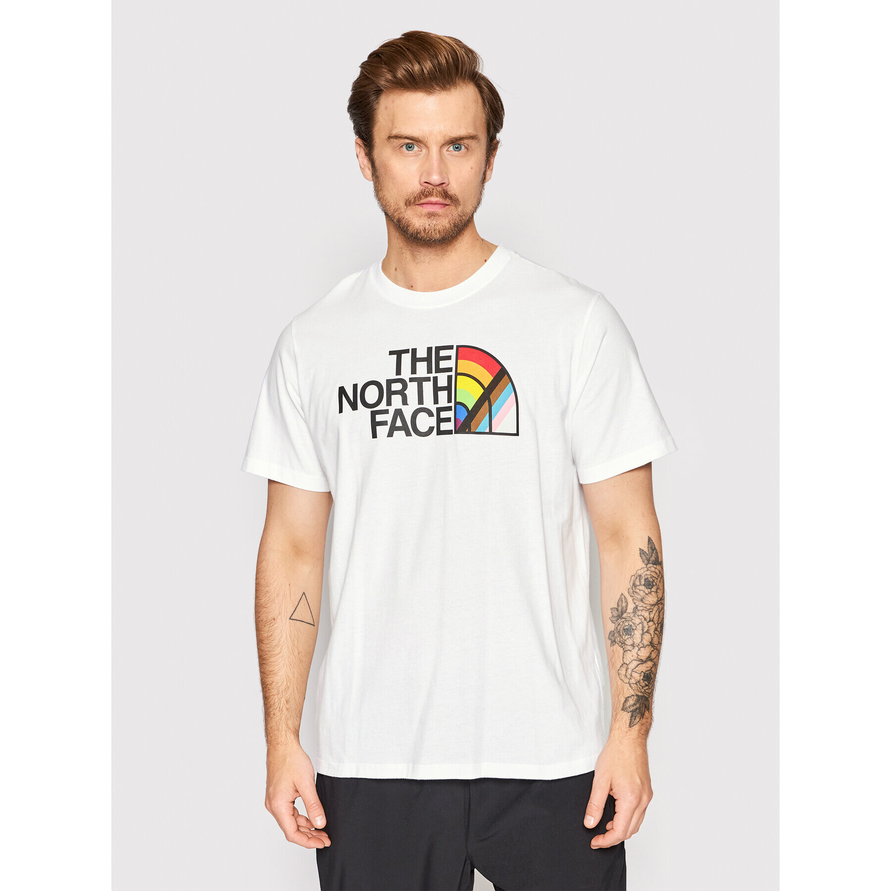 The North Face T-Shirt Pride NF0A5J9H Bílá Regular Fit - Pepit.cz