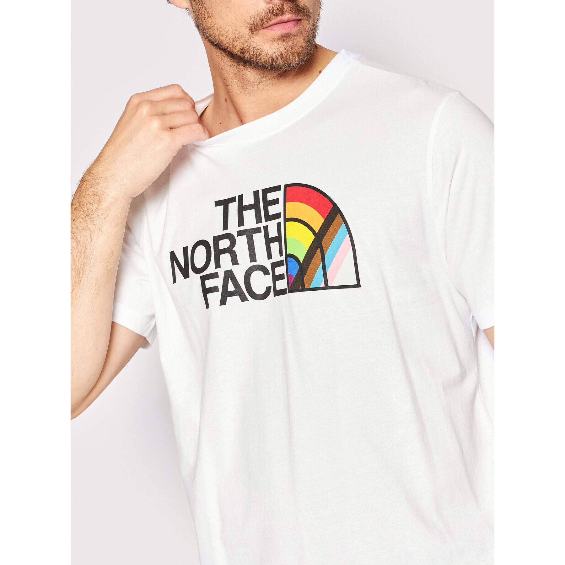 The North Face T-Shirt Pride NF0A5J9H Bílá Regular Fit - Pepit.cz