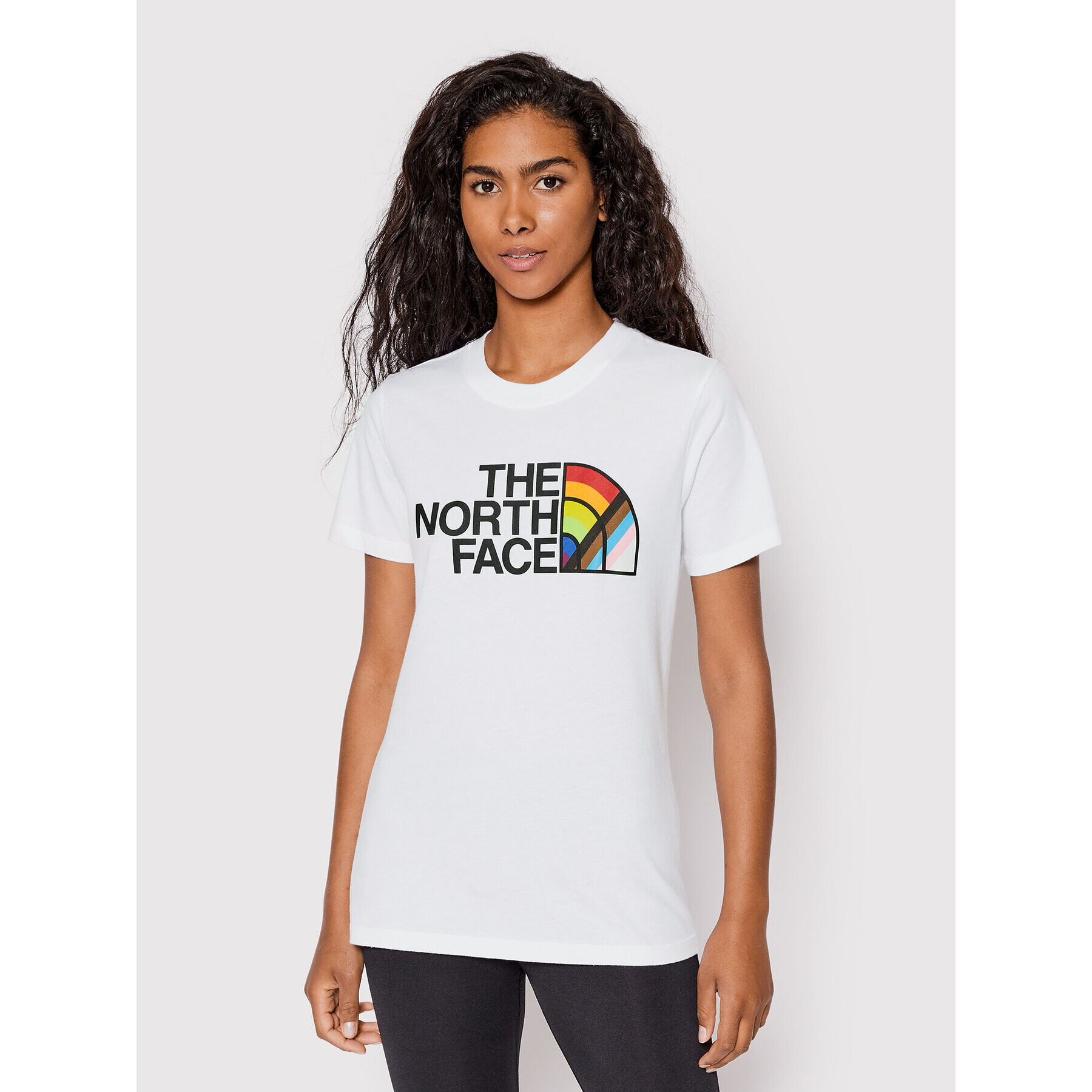 The North Face T-Shirt Pride NF0A7QCM Bílá Regular Fit - Pepit.cz