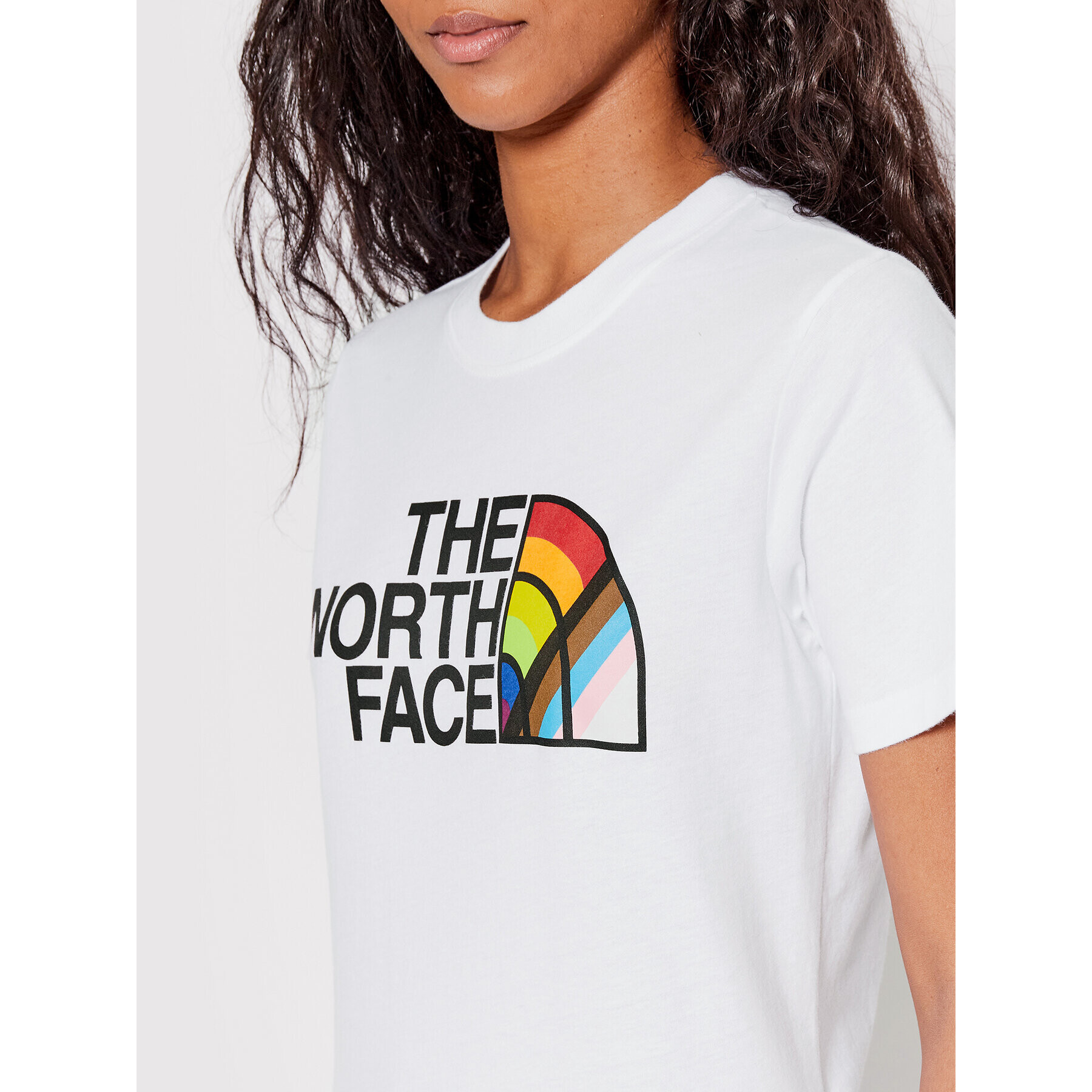 The North Face T-Shirt Pride NF0A7QCM Bílá Regular Fit - Pepit.cz