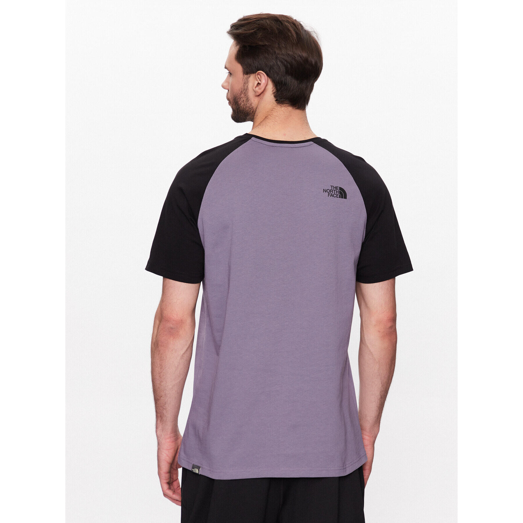 The North Face T-Shirt Raglan Easy NF0A37FV Fialová Regular Fit - Pepit.cz