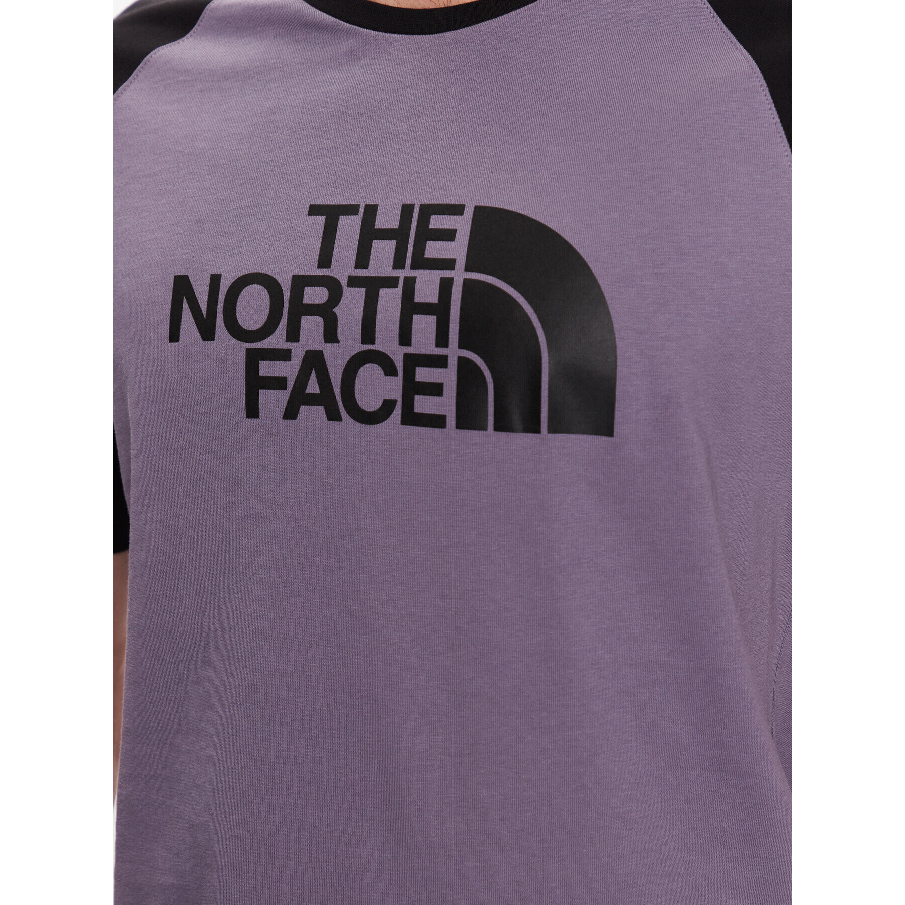 The North Face T-Shirt Raglan Easy NF0A37FV Fialová Regular Fit - Pepit.cz