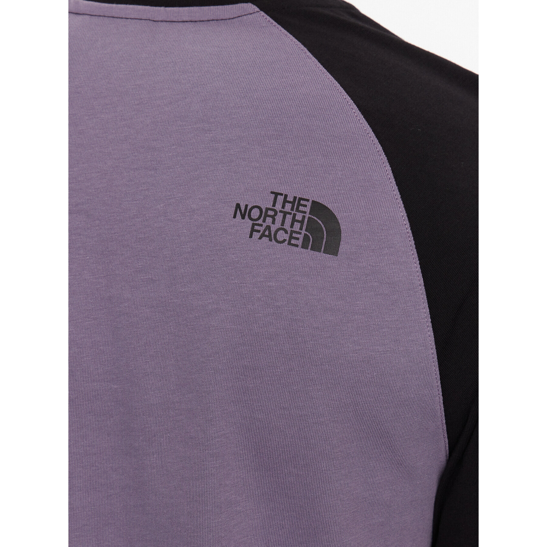 The North Face T-Shirt Raglan Easy NF0A37FV Fialová Regular Fit - Pepit.cz