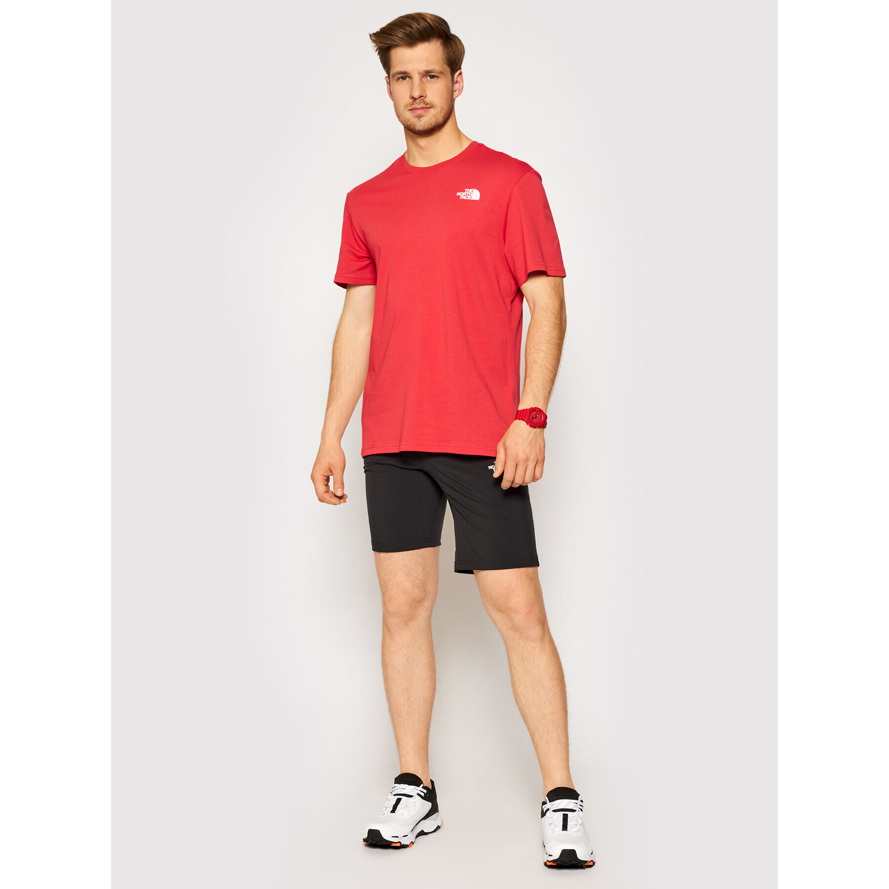 The North Face T-Shirt Red Box NF0A2TX2 Červená Regular Fit - Pepit.cz