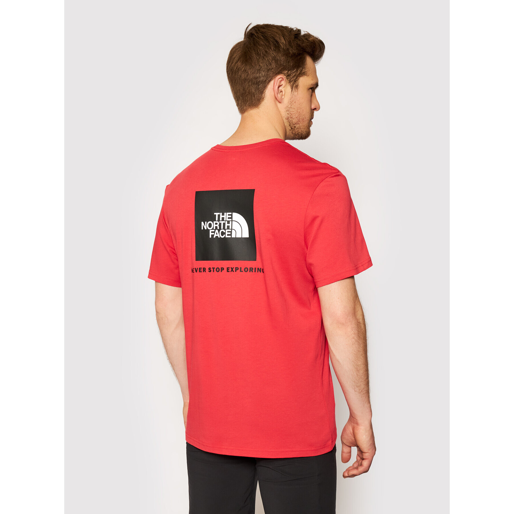 The North Face T-Shirt Red Box NF0A2TX2 Červená Regular Fit - Pepit.cz