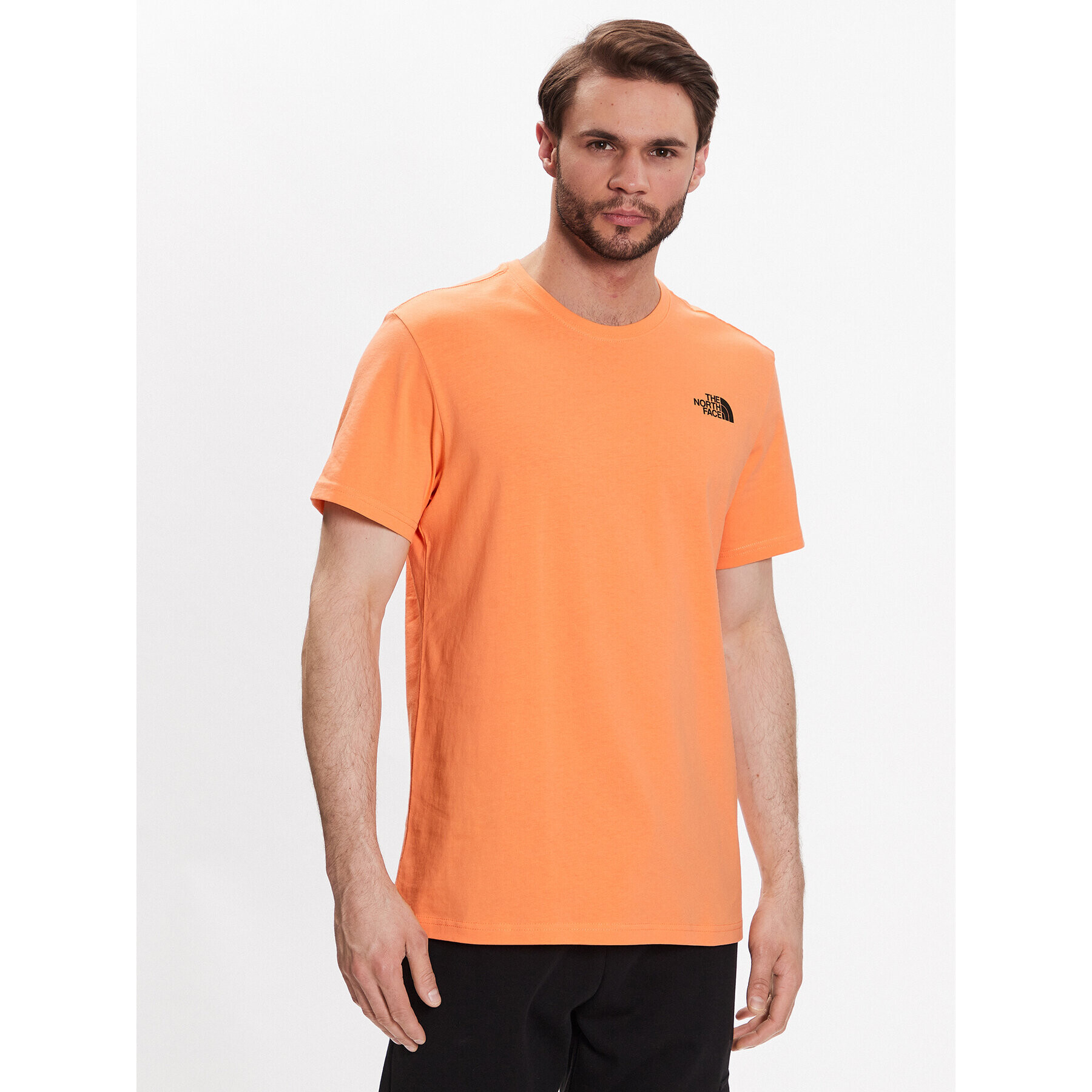 The North Face T-Shirt Red Box NF0A2TX2 Oranžová Regular Fit - Pepit.cz