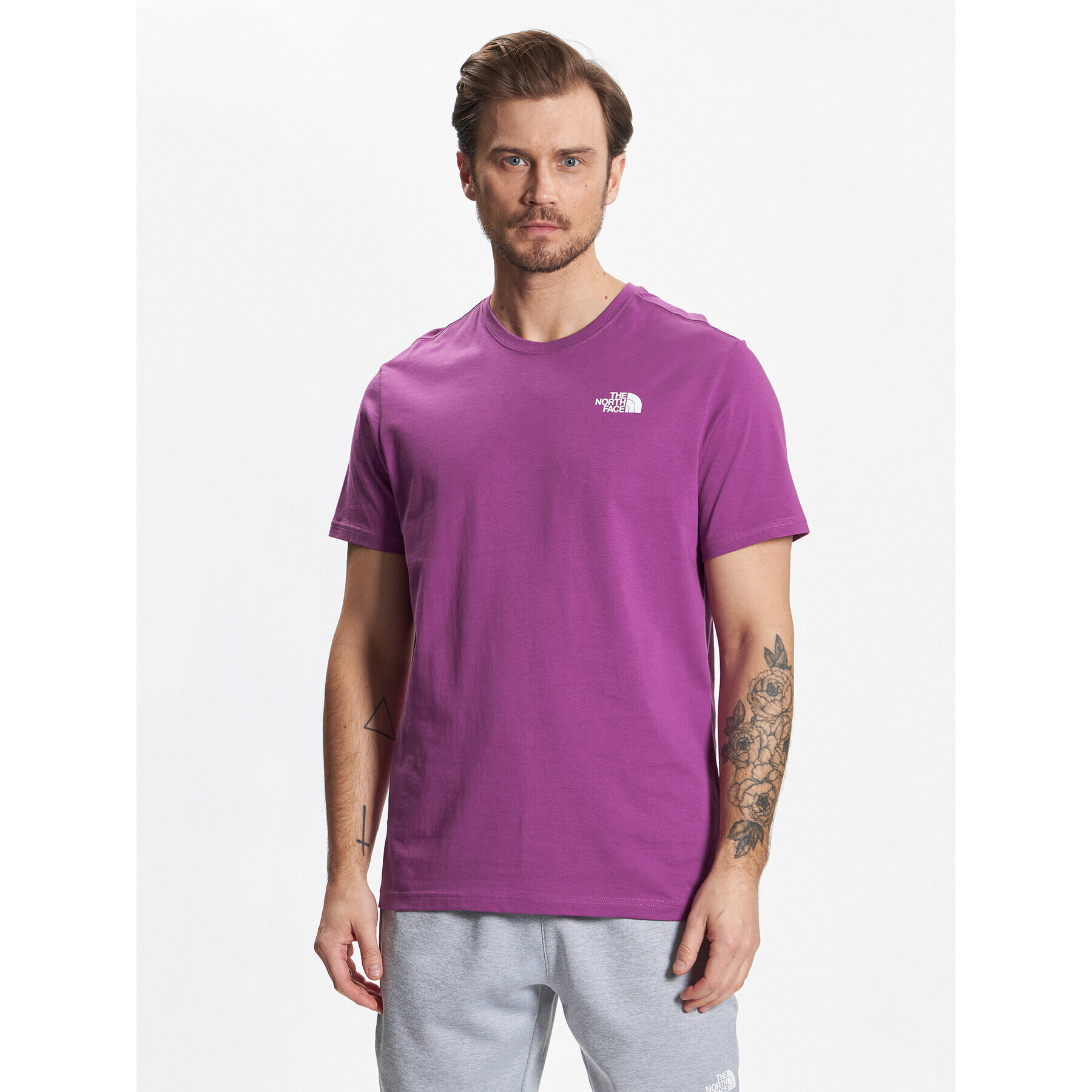 The North Face T-Shirt Redbox NF0A2TX2 Fialová Regular Fit - Pepit.cz