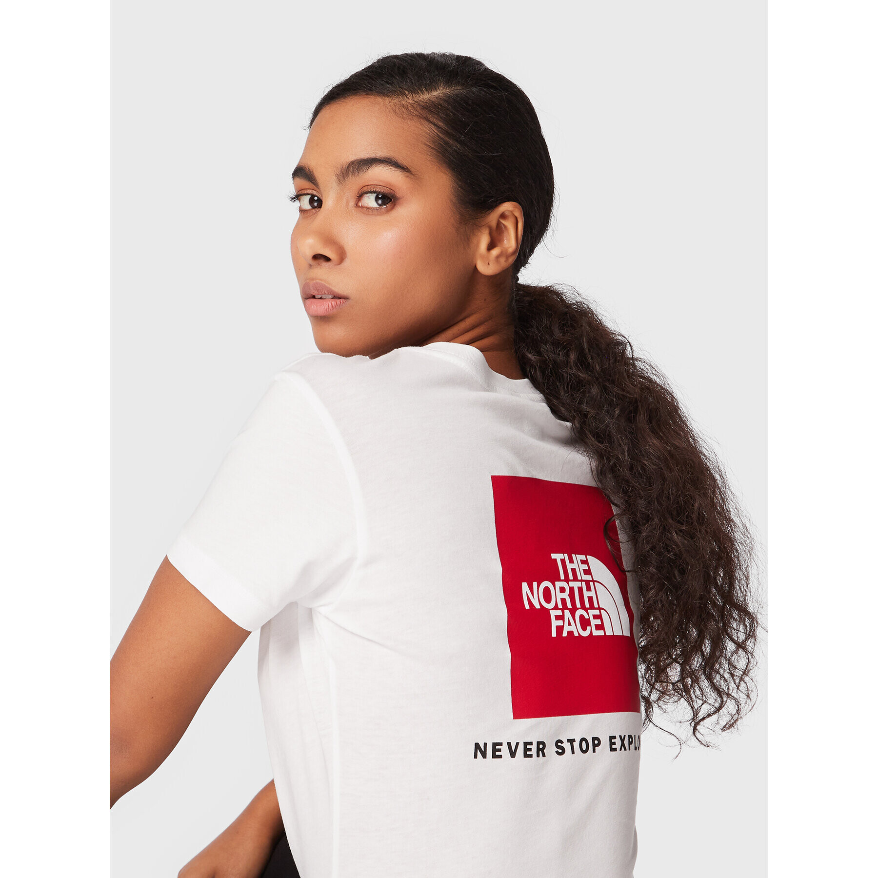 The North Face T-Shirt Redbox NF0A7X2X Bílá Regular Fit - Pepit.cz