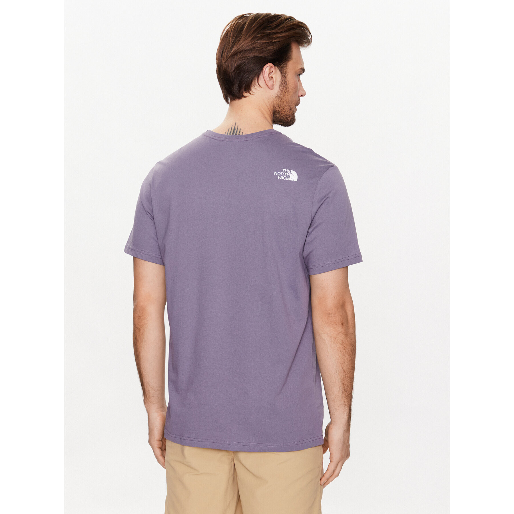 The North Face T-Shirt Rust NF0A4M68 Fialová Regular Fit - Pepit.cz