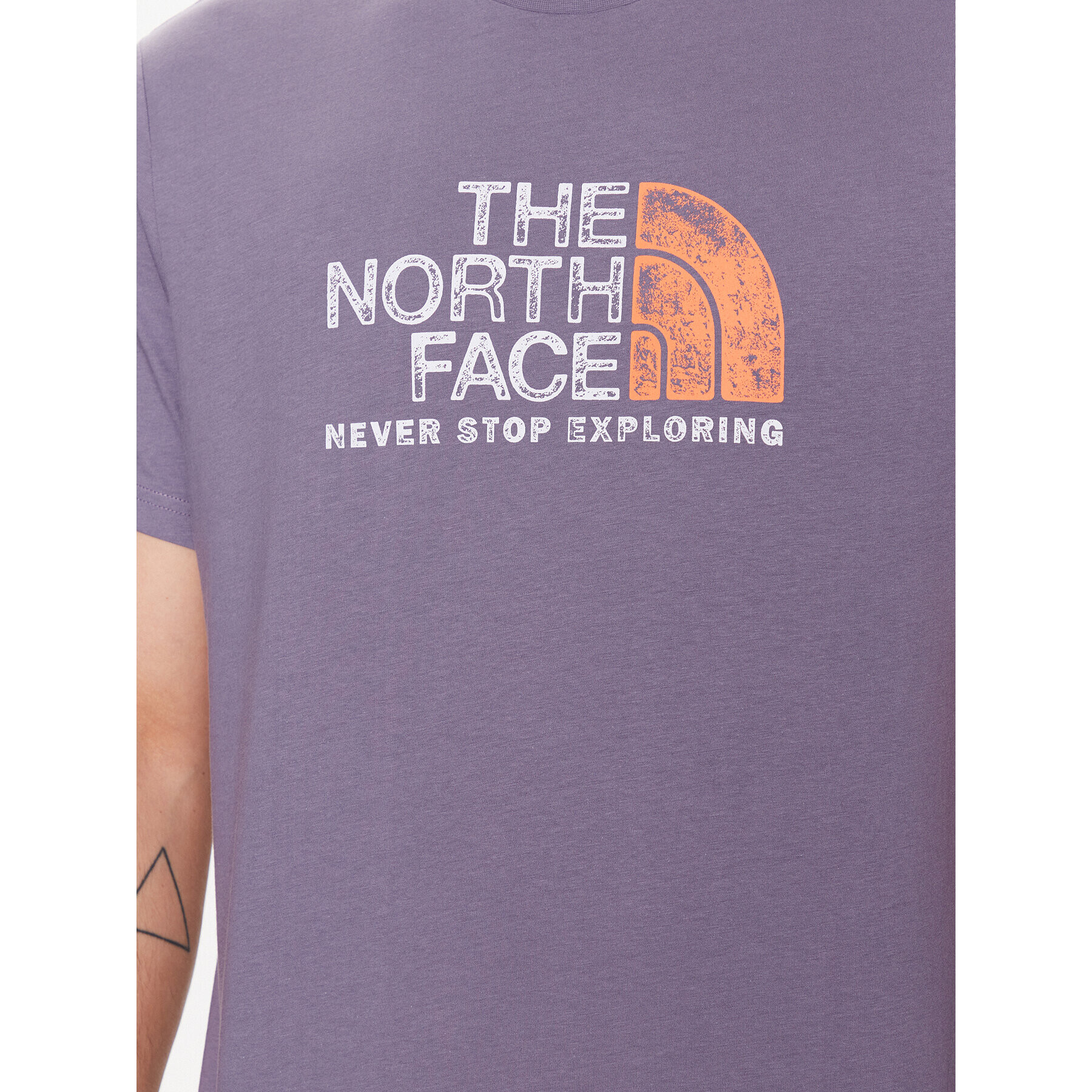 The North Face T-Shirt Rust NF0A4M68 Fialová Regular Fit - Pepit.cz