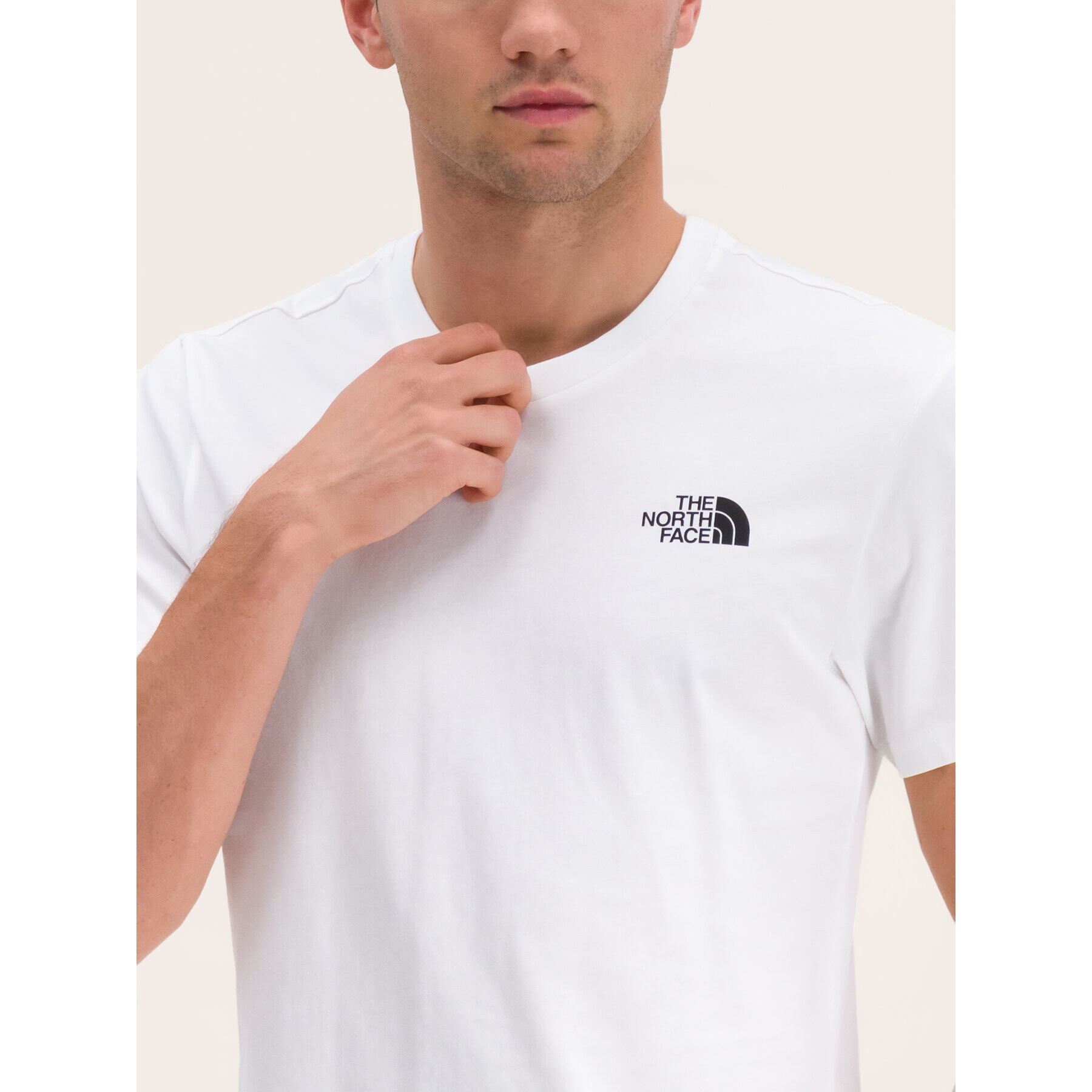 The North Face T-Shirt Simple Dome NF0A2TX5 Bílá Regular Fit - Pepit.cz