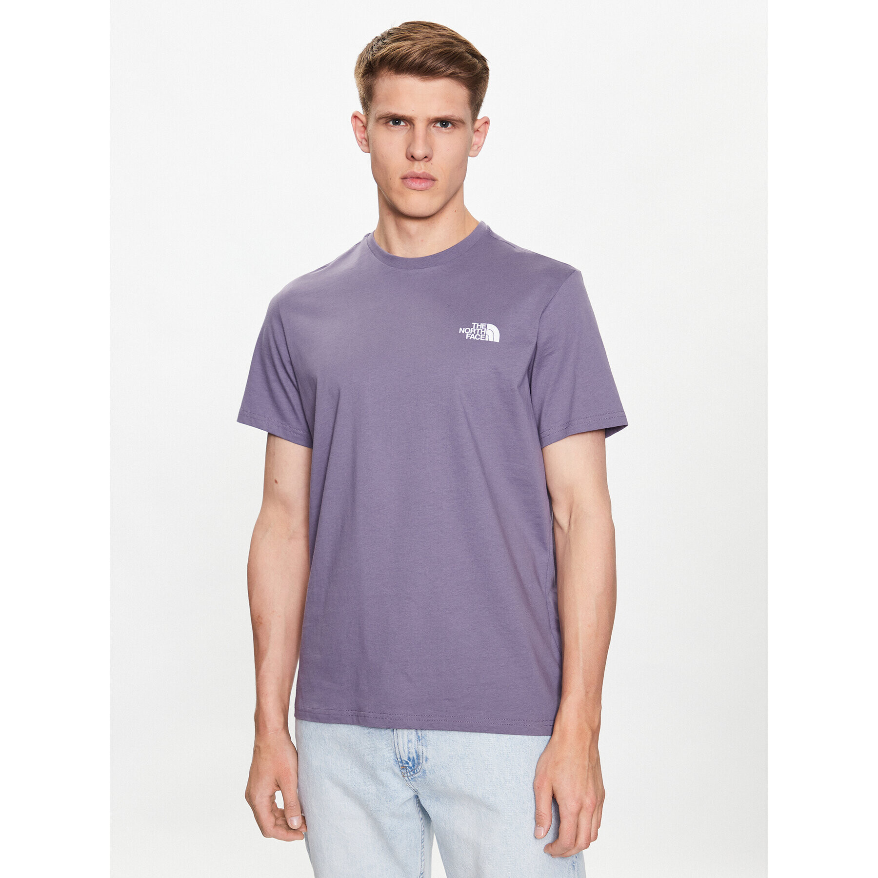 The North Face T-Shirt Simple Dome NF0A2TX5 Fialová Regular Fit - Pepit.cz