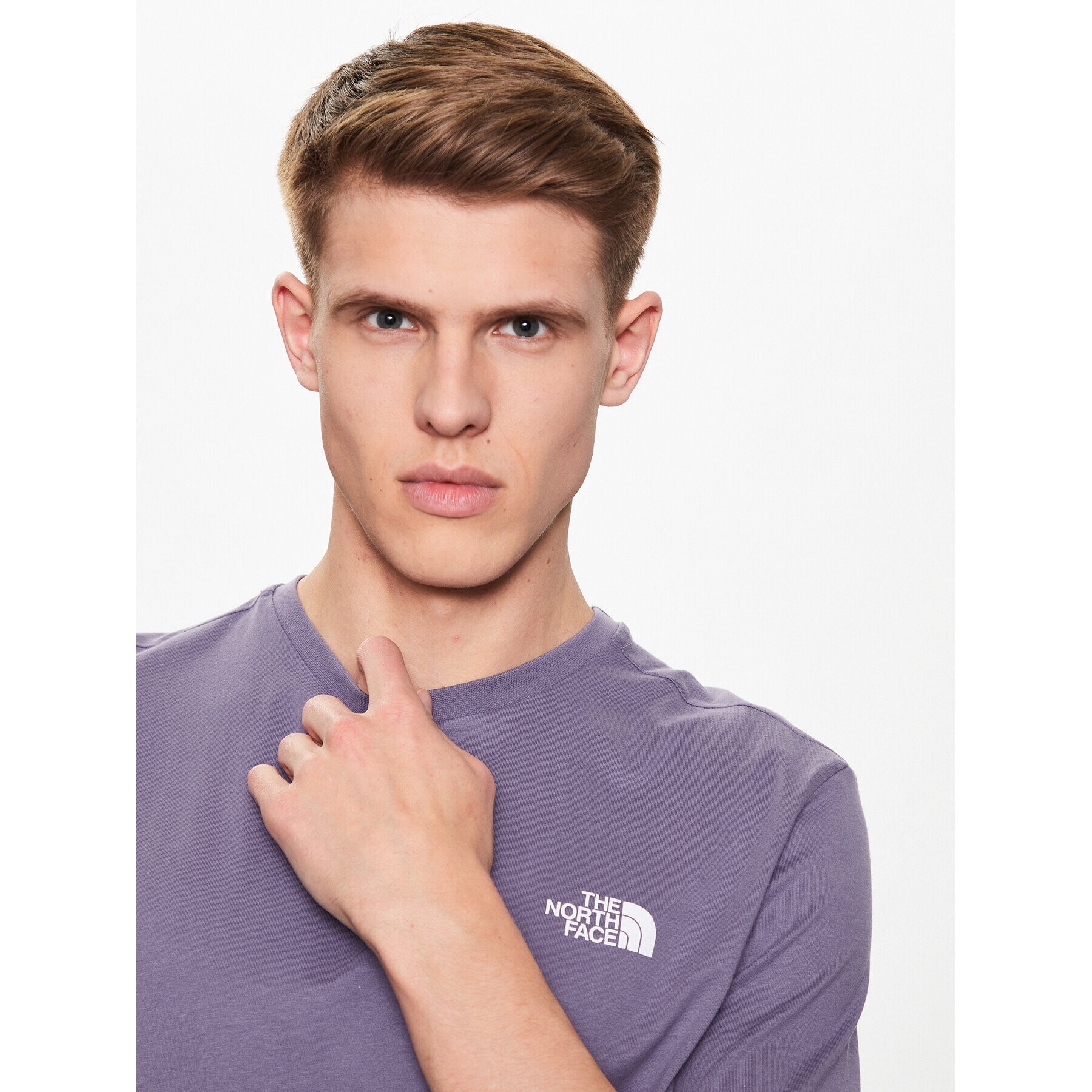 The North Face T-Shirt Simple Dome NF0A2TX5 Fialová Regular Fit - Pepit.cz