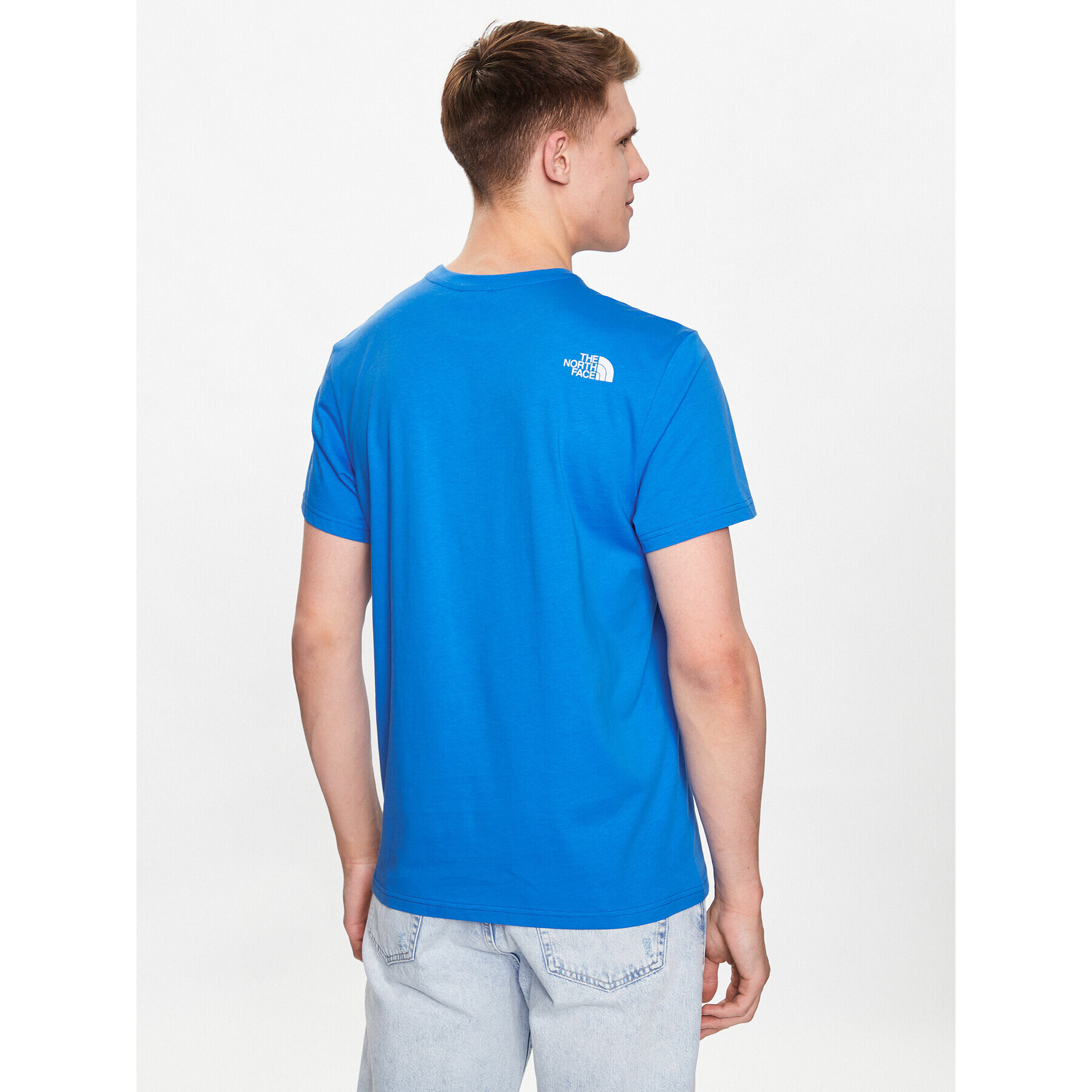 The North Face T-Shirt Simple Dome NF0A2TX5 Modrá Regular Fit - Pepit.cz