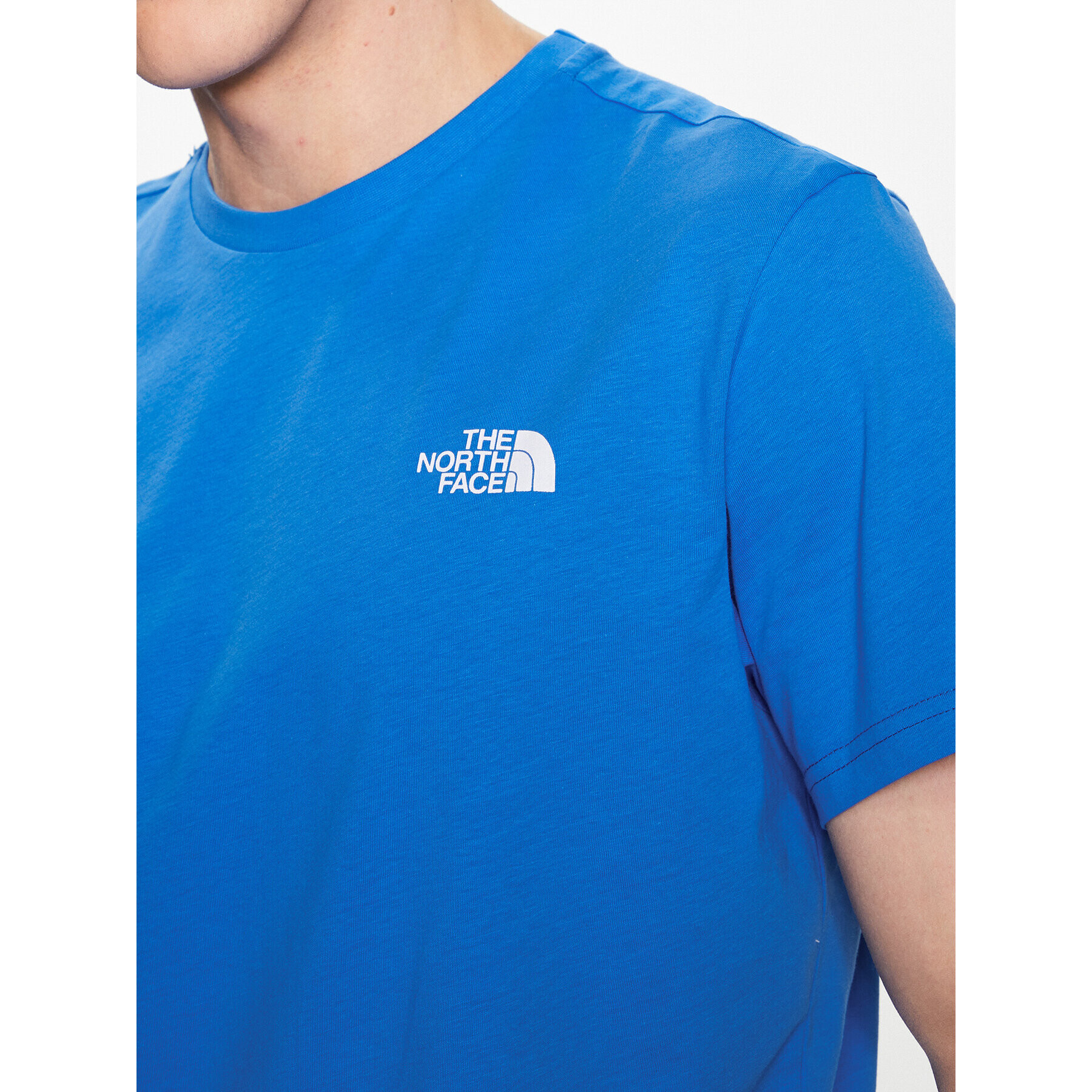 The North Face T-Shirt Simple Dome NF0A2TX5 Modrá Regular Fit - Pepit.cz