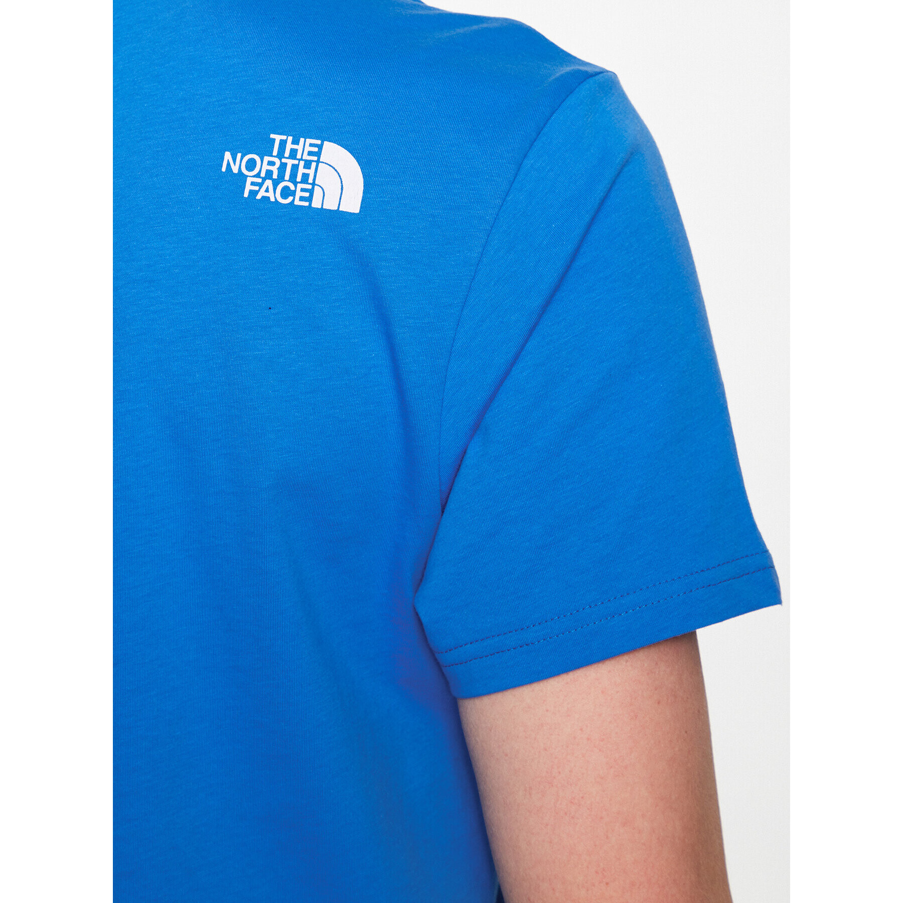 The North Face T-Shirt Simple Dome NF0A2TX5 Modrá Regular Fit - Pepit.cz