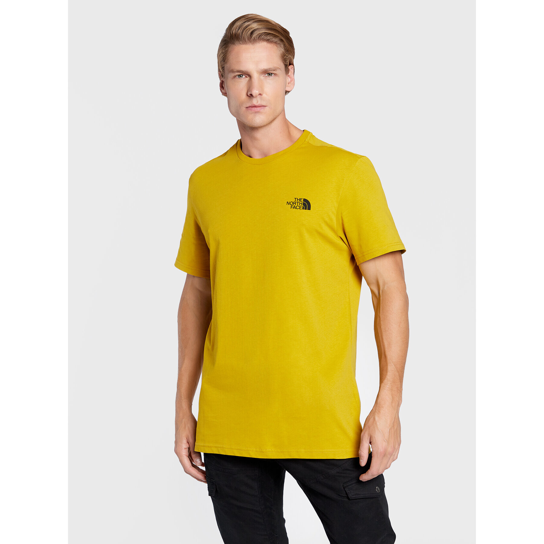 The North Face T-Shirt Simple Dome NF0A2TX57 Žlutá Regular Fit - Pepit.cz