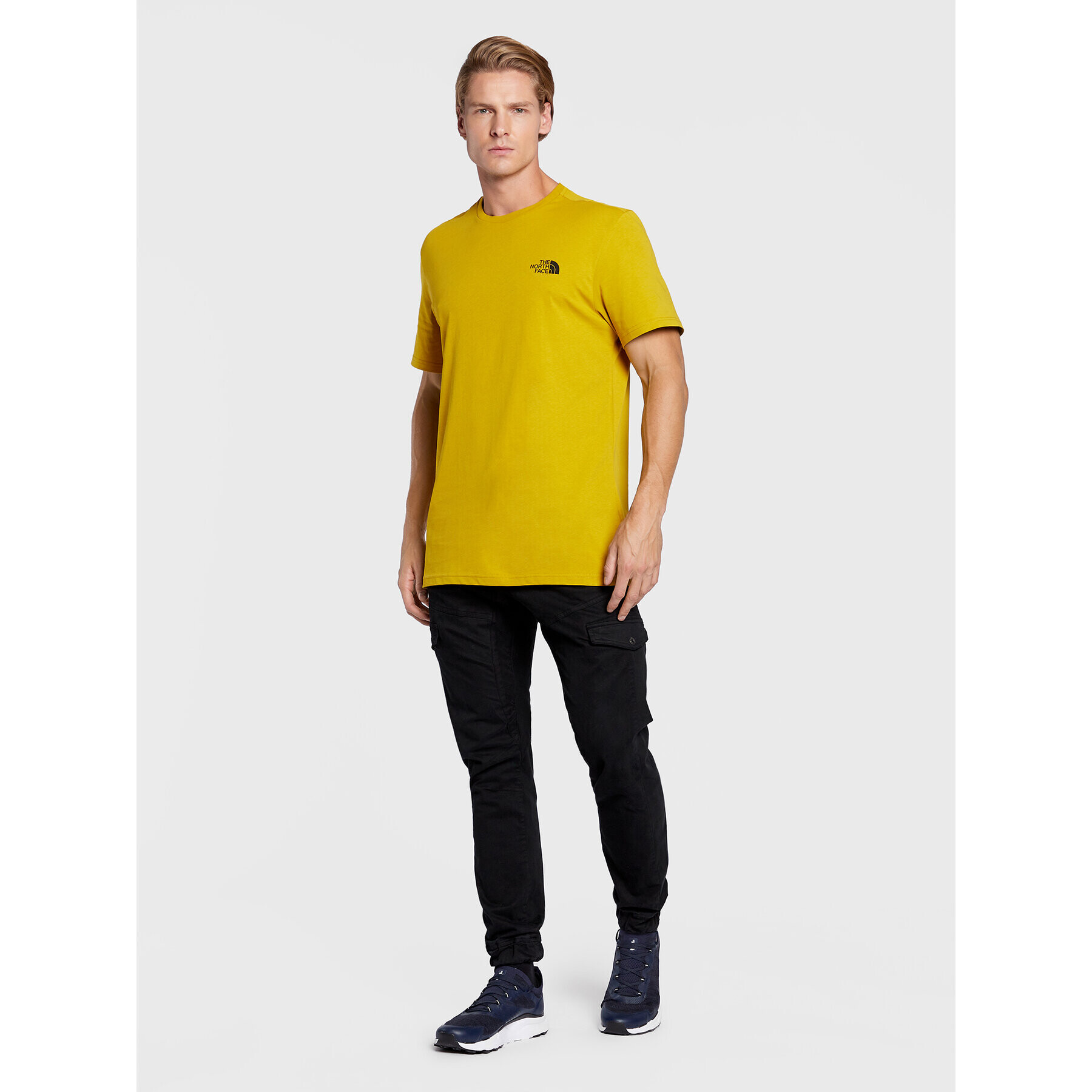 The North Face T-Shirt Simple Dome NF0A2TX57 Žlutá Regular Fit - Pepit.cz