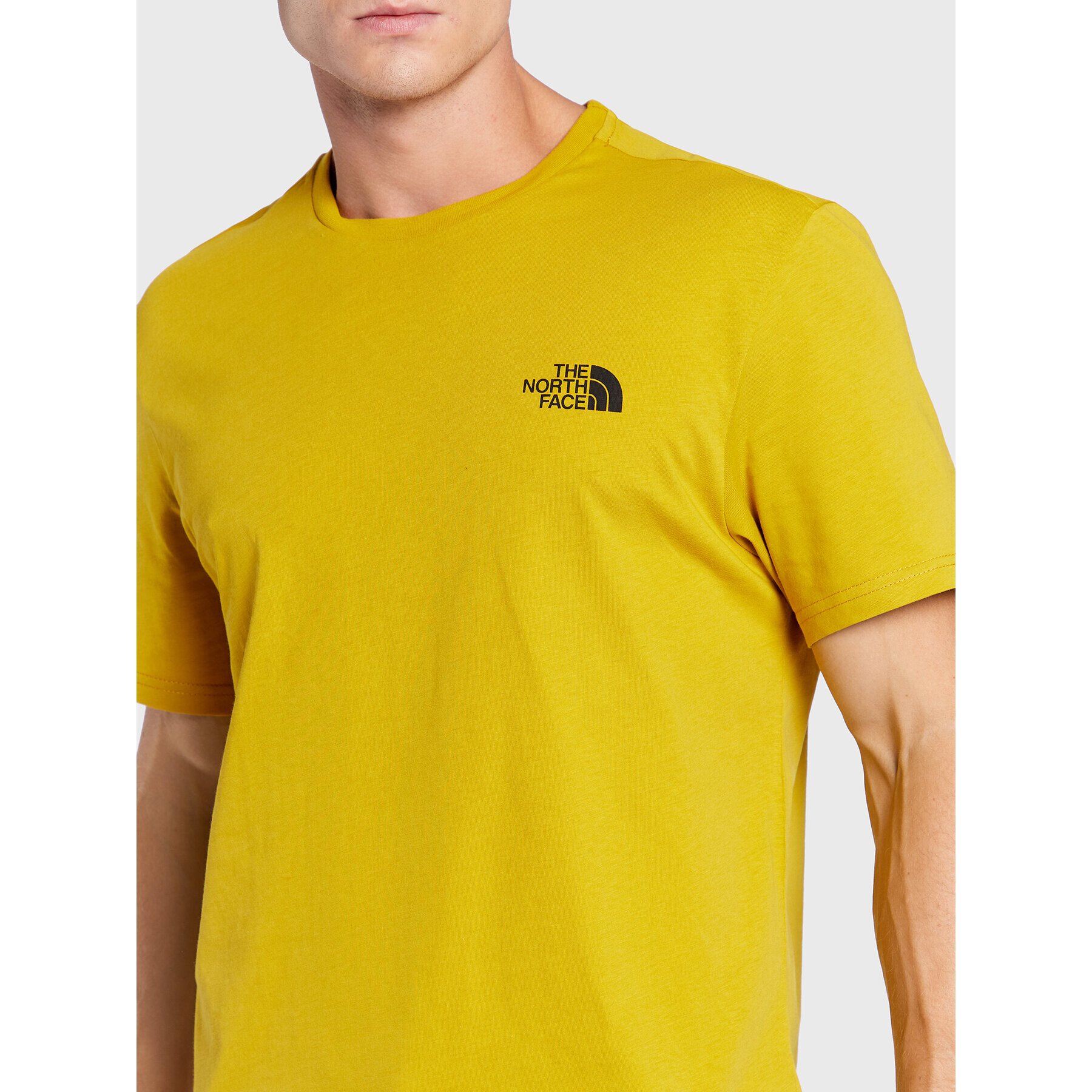 The North Face T-Shirt Simple Dome NF0A2TX57 Žlutá Regular Fit - Pepit.cz