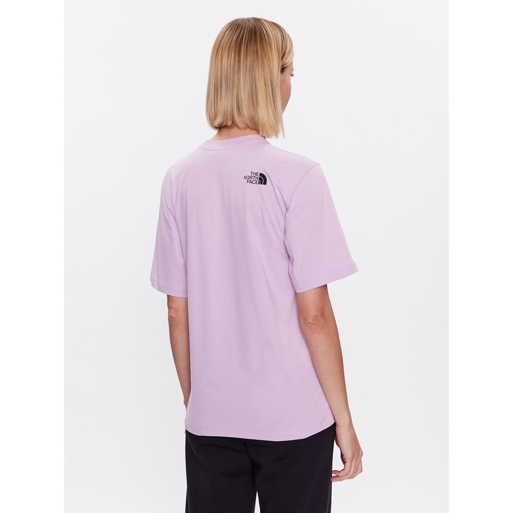 The North Face T-Shirt Simple Dome NF0A4CES Fialová Relaxed Fit - Pepit.cz