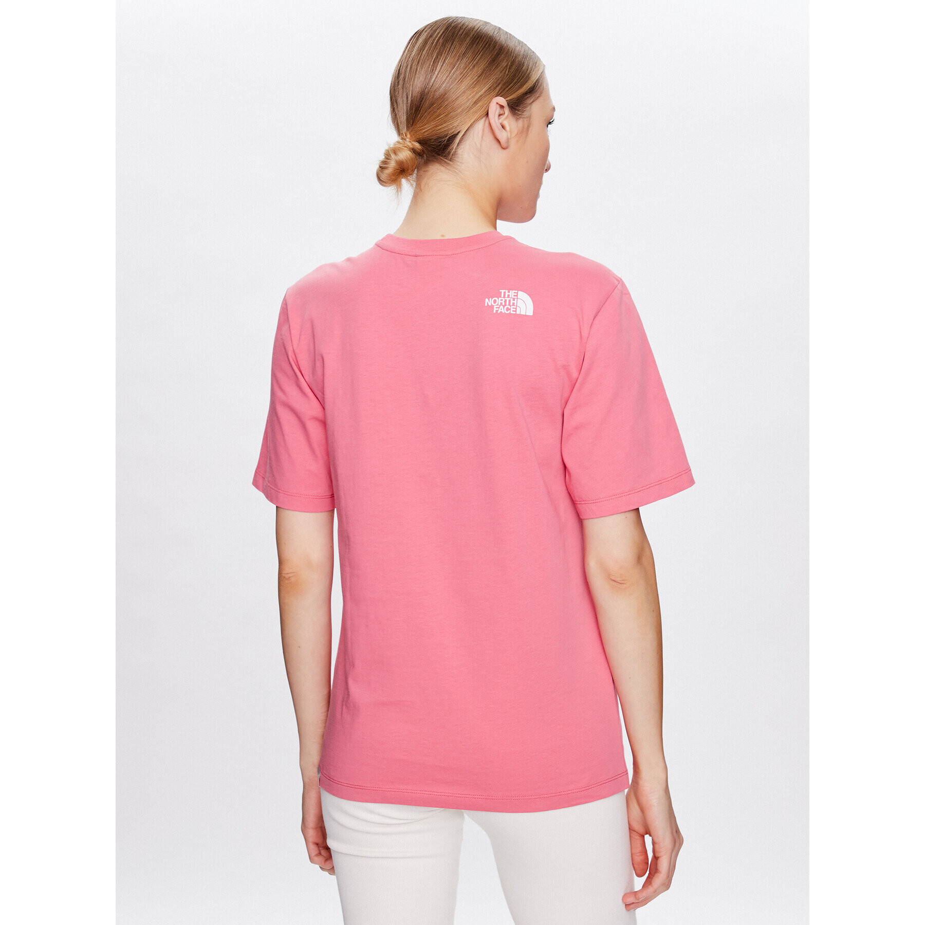 The North Face T-Shirt Simple Dome NF0A4CES Růžová Relaxed Fit - Pepit.cz