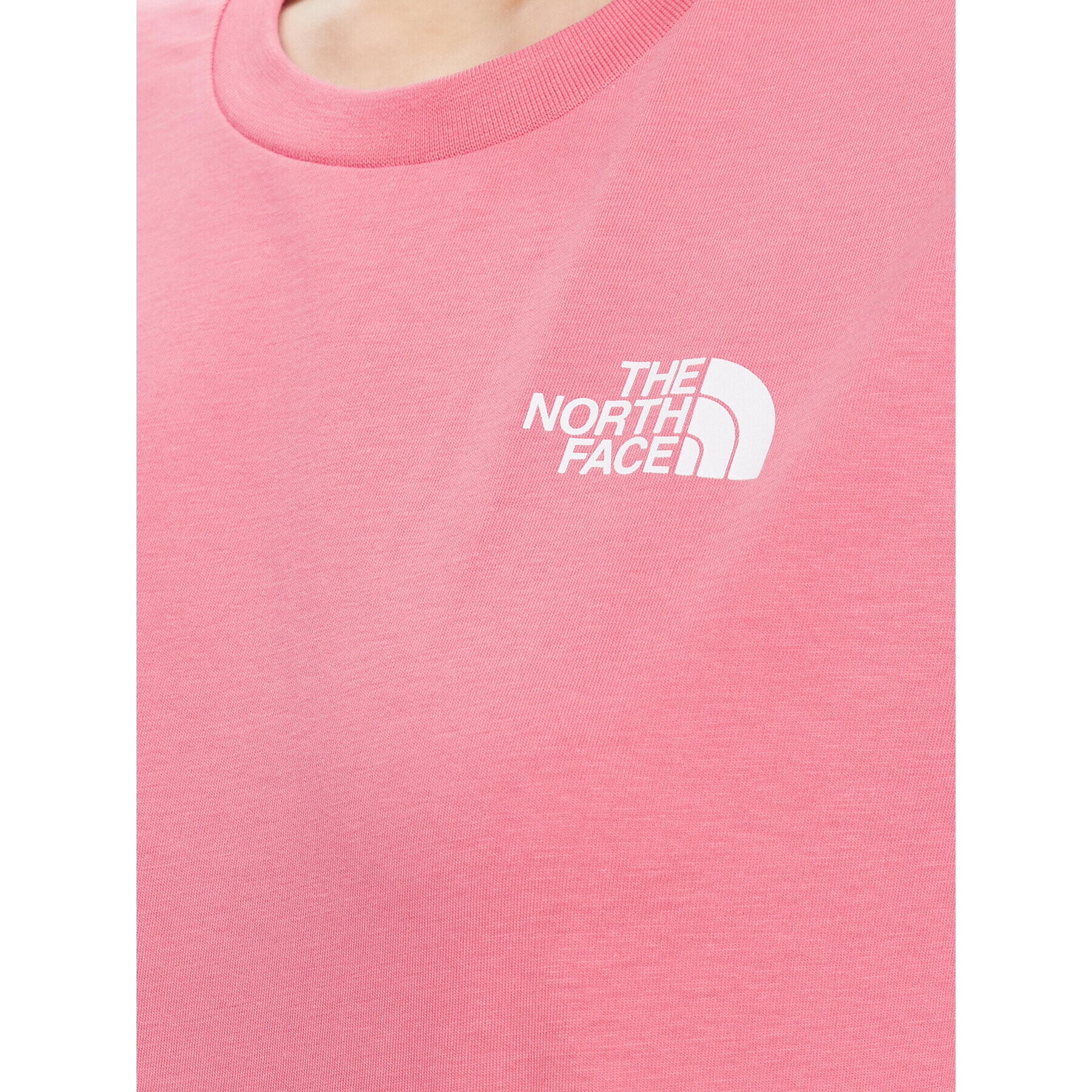 The North Face T-Shirt Simple Dome NF0A4CES Růžová Relaxed Fit - Pepit.cz