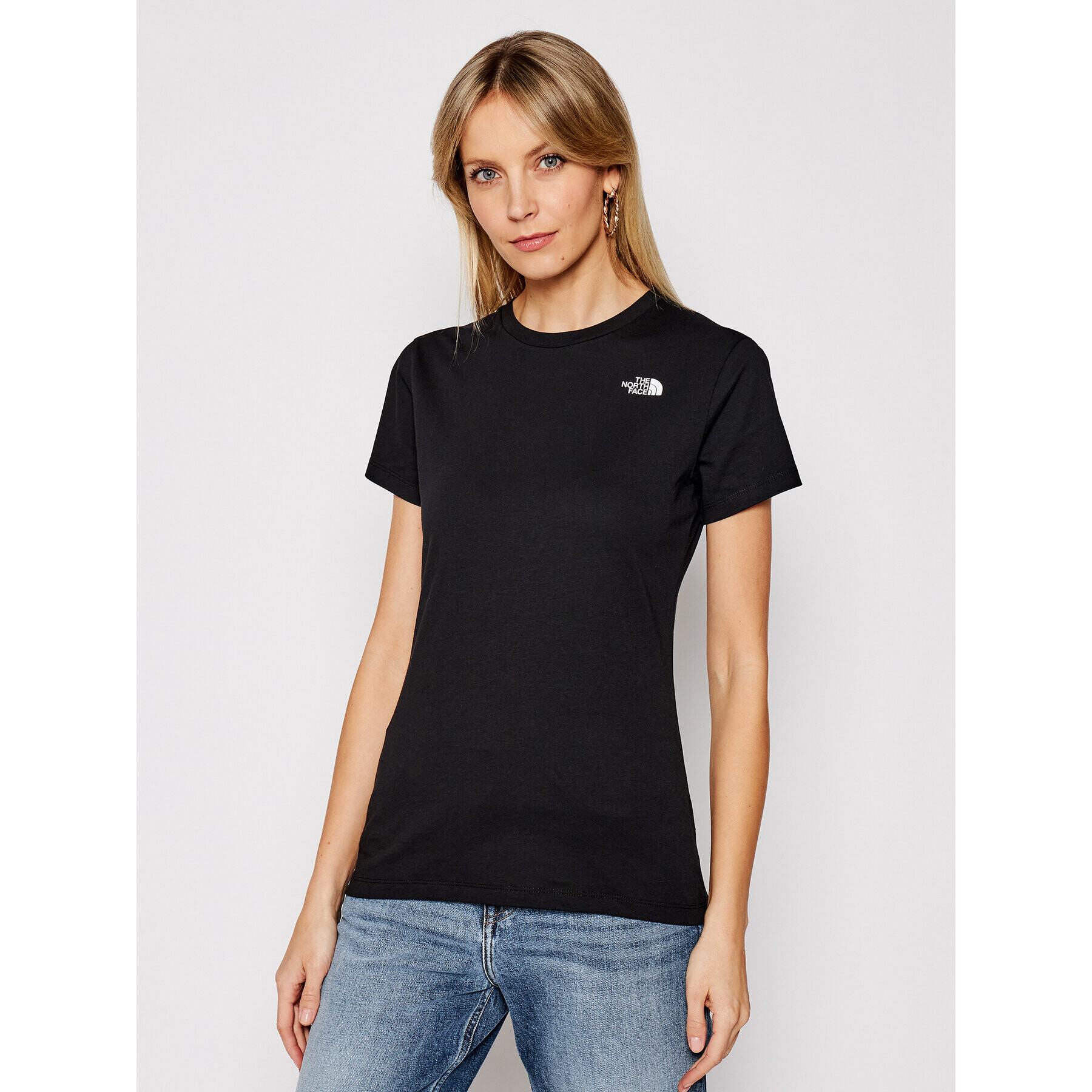 The North Face T-Shirt Simple Dome NF0A4T1A Černá Regular Fit - Pepit.cz