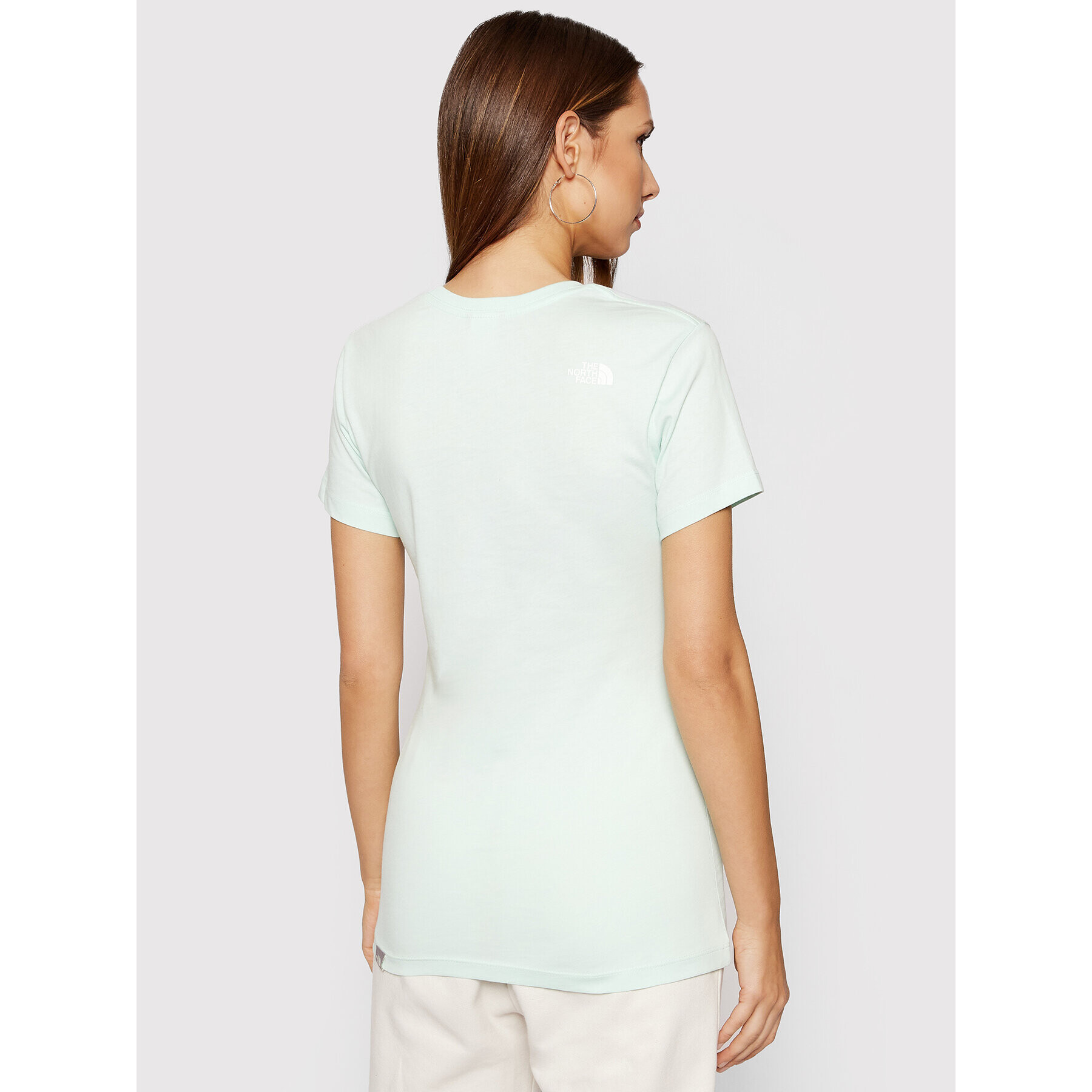 The North Face T-Shirt Simple Dome NF0A4T1A Zelená Regular Fit - Pepit.cz