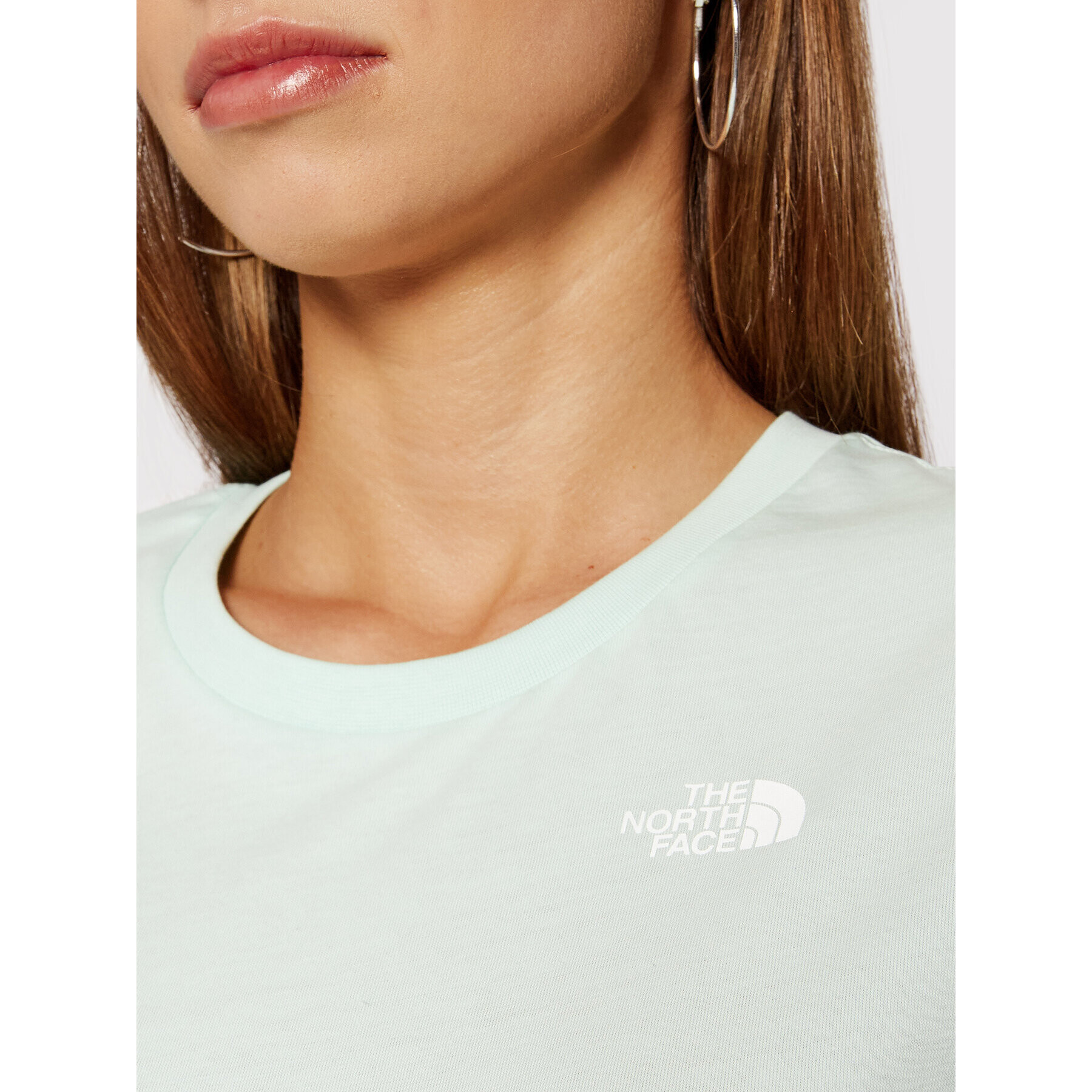 The North Face T-Shirt Simple Dome NF0A4T1A Zelená Regular Fit - Pepit.cz