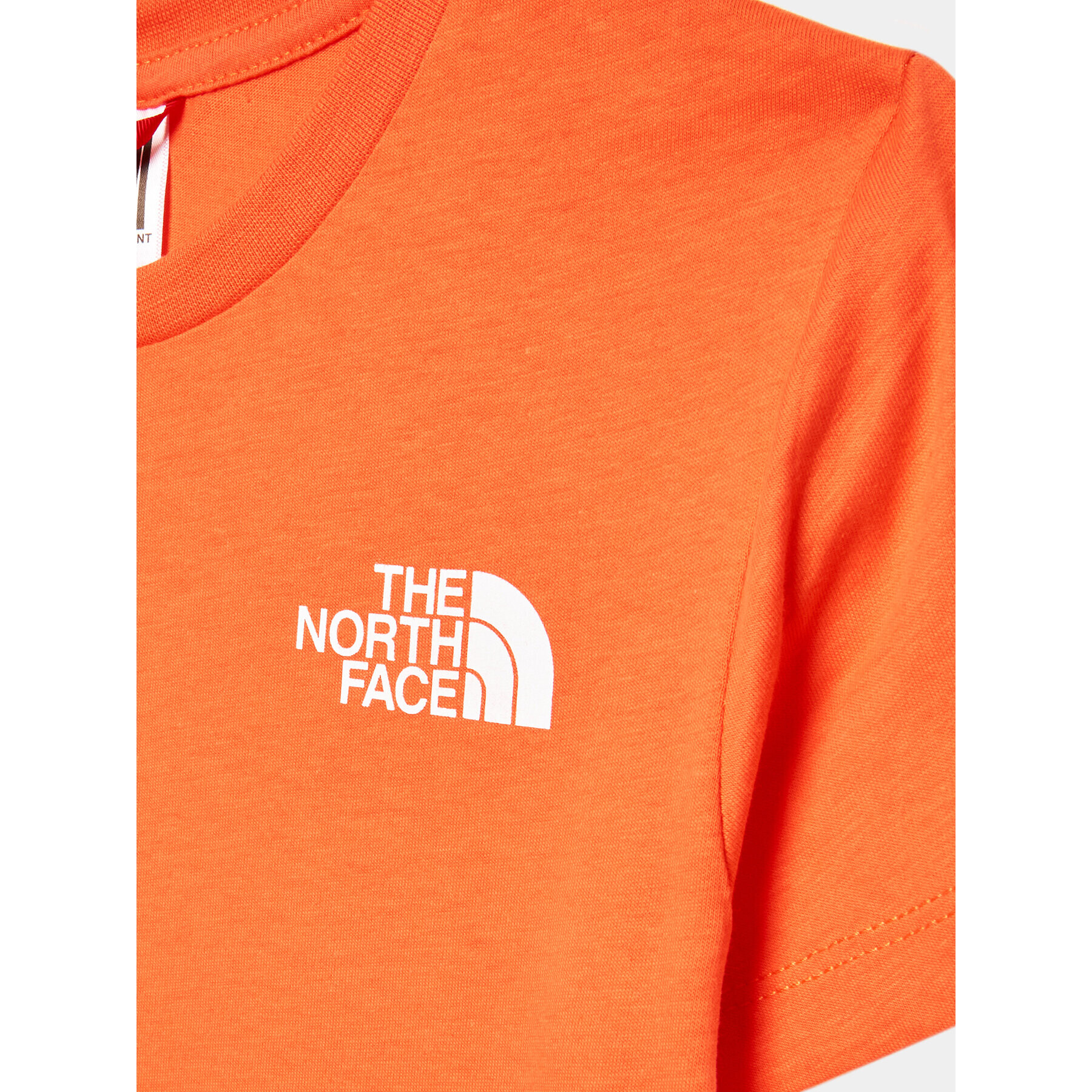 The North Face T-Shirt Simple Dome NF0A82EA Oranžová Regular Fit - Pepit.cz