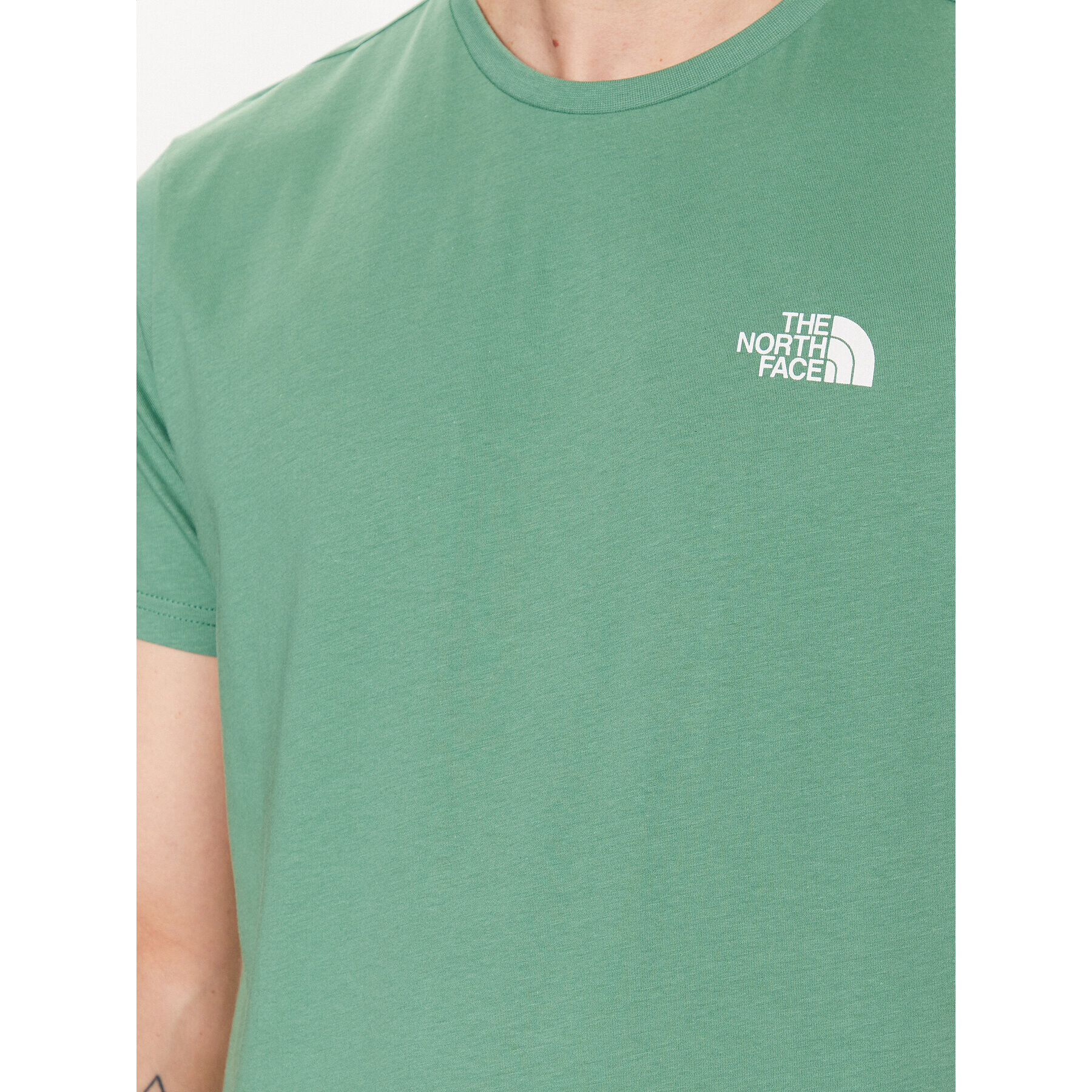 The North Face T-Shirt Simple Dome Tee Zelená Regular Fit - Pepit.cz