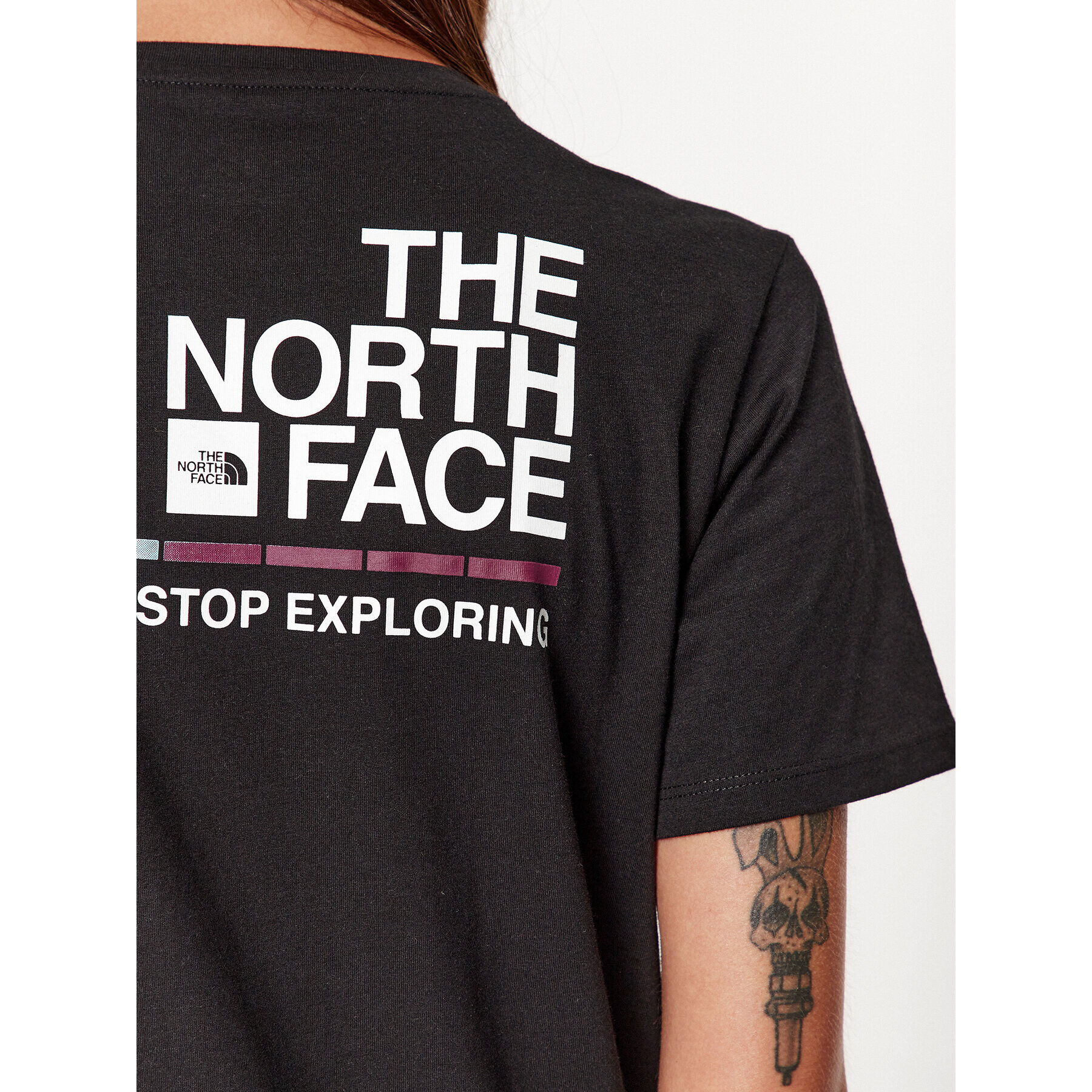 The North Face T-Shirt W Foundation Graphic Tee - EuNF0A86XNKY41 Černá Regular Fit - Pepit.cz