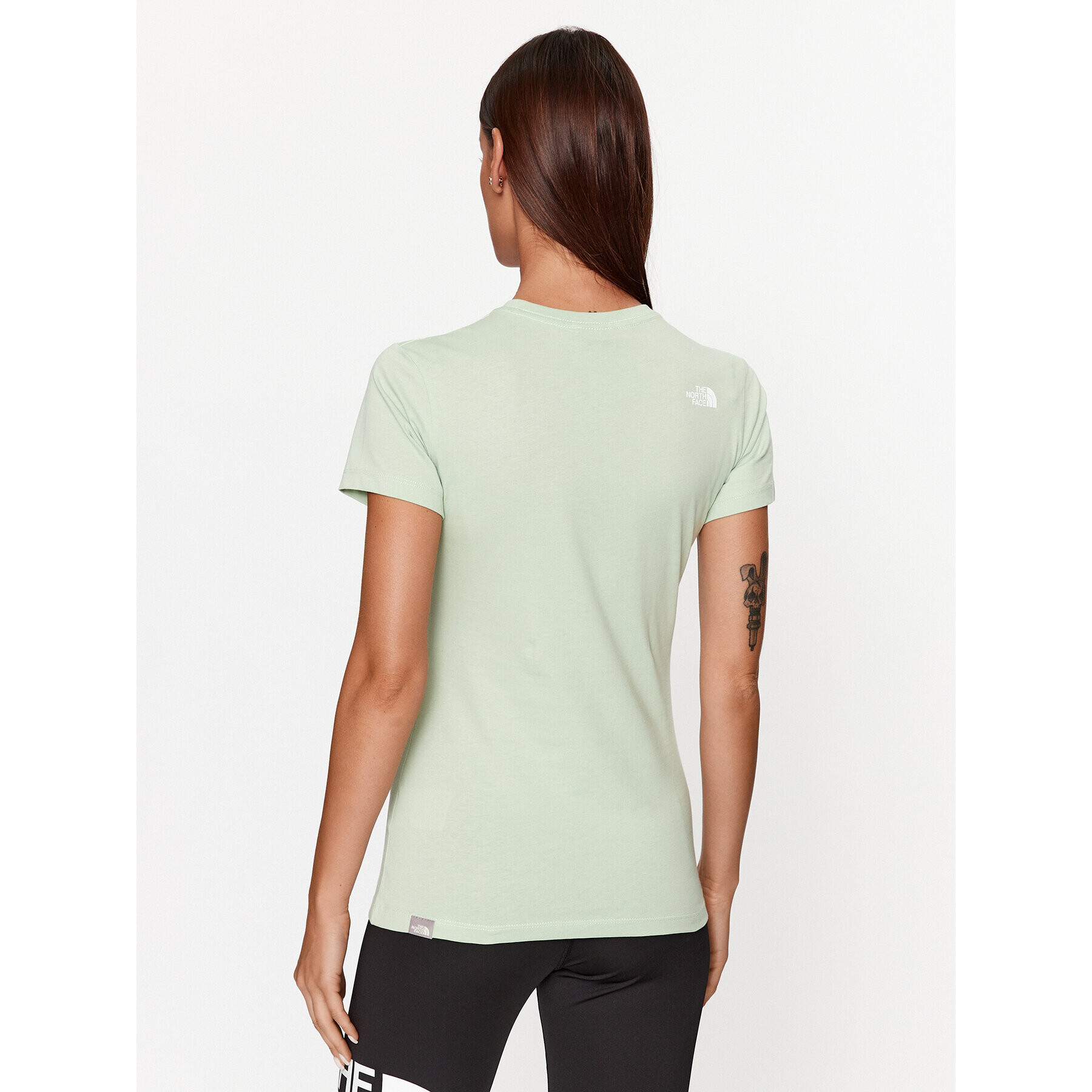 The North Face T-Shirt W S/S Simple Dome TeeNF0A4T1AI0G1 Zelená Regular Fit - Pepit.cz