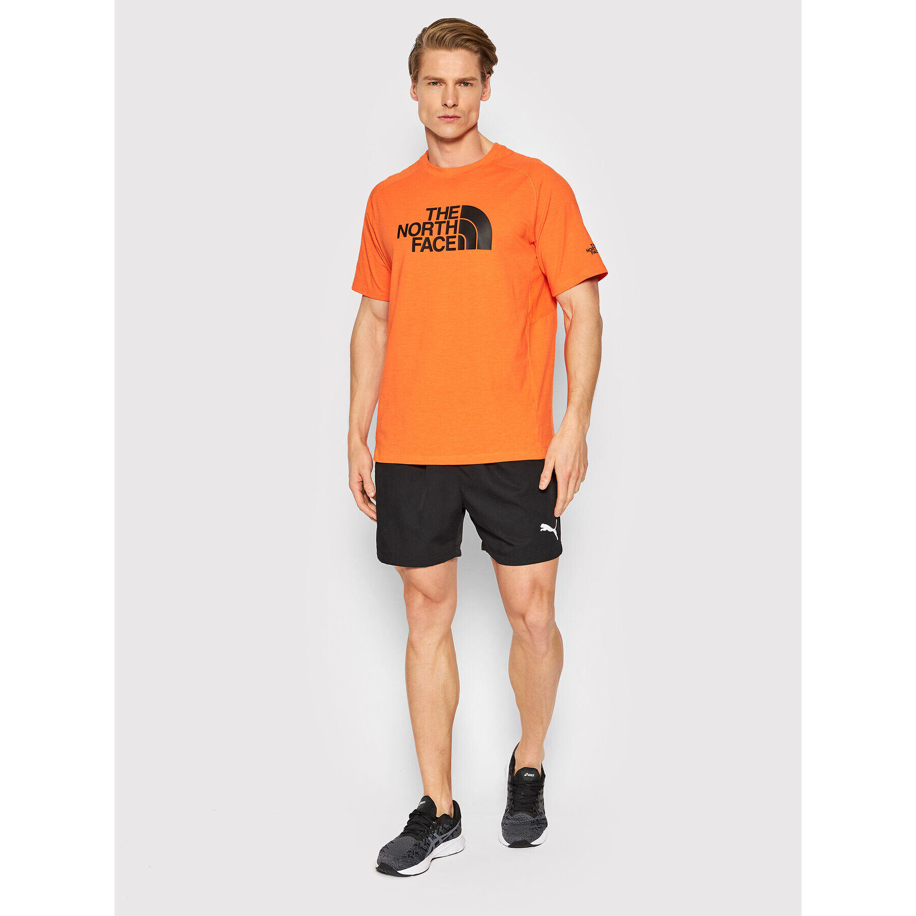 The North Face T-Shirt Wicker Graphic NF0A2XL9 Oranžová Regular Fit - Pepit.cz