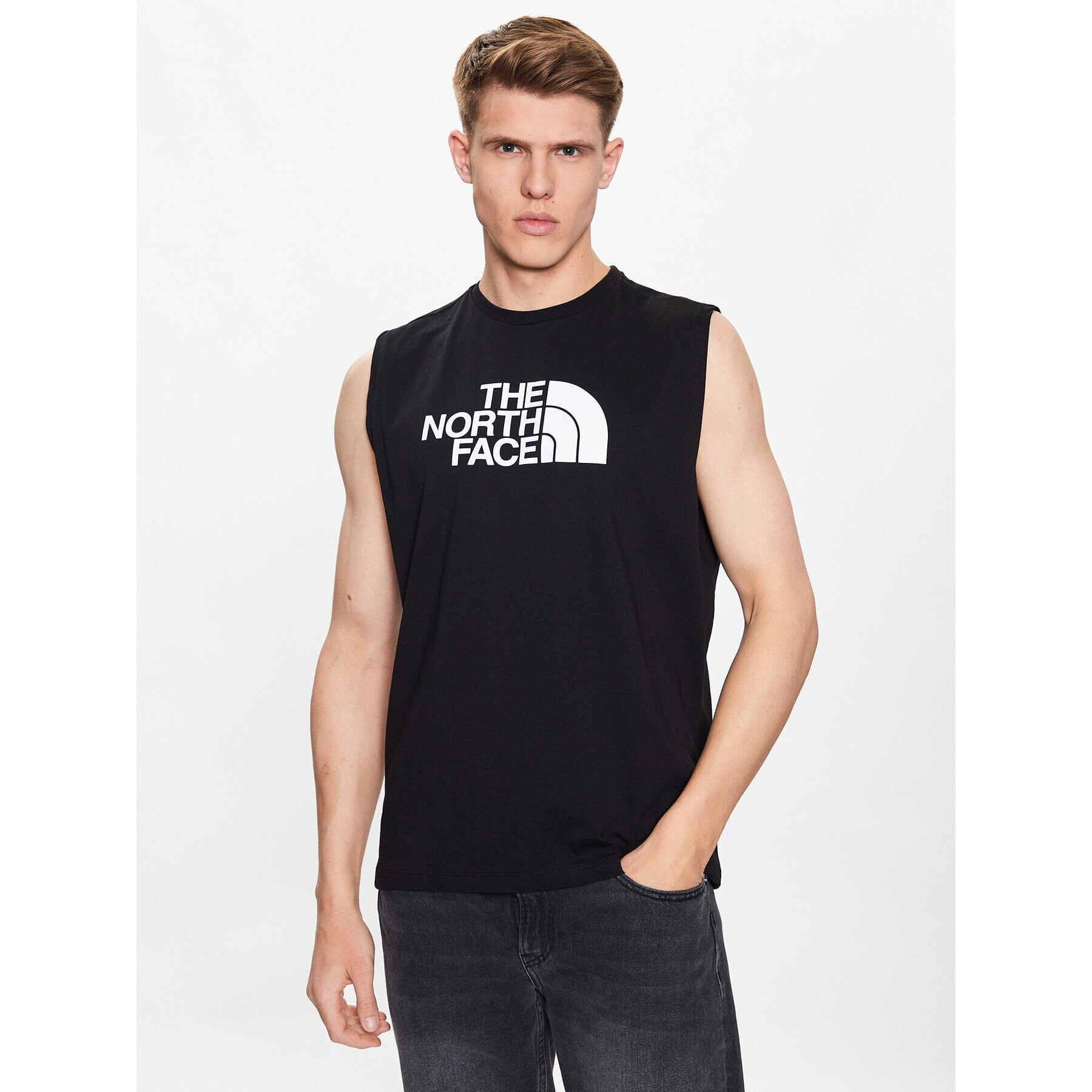 The North Face Tank top Easy NF0A5IGY Černá Regular Fit - Pepit.cz